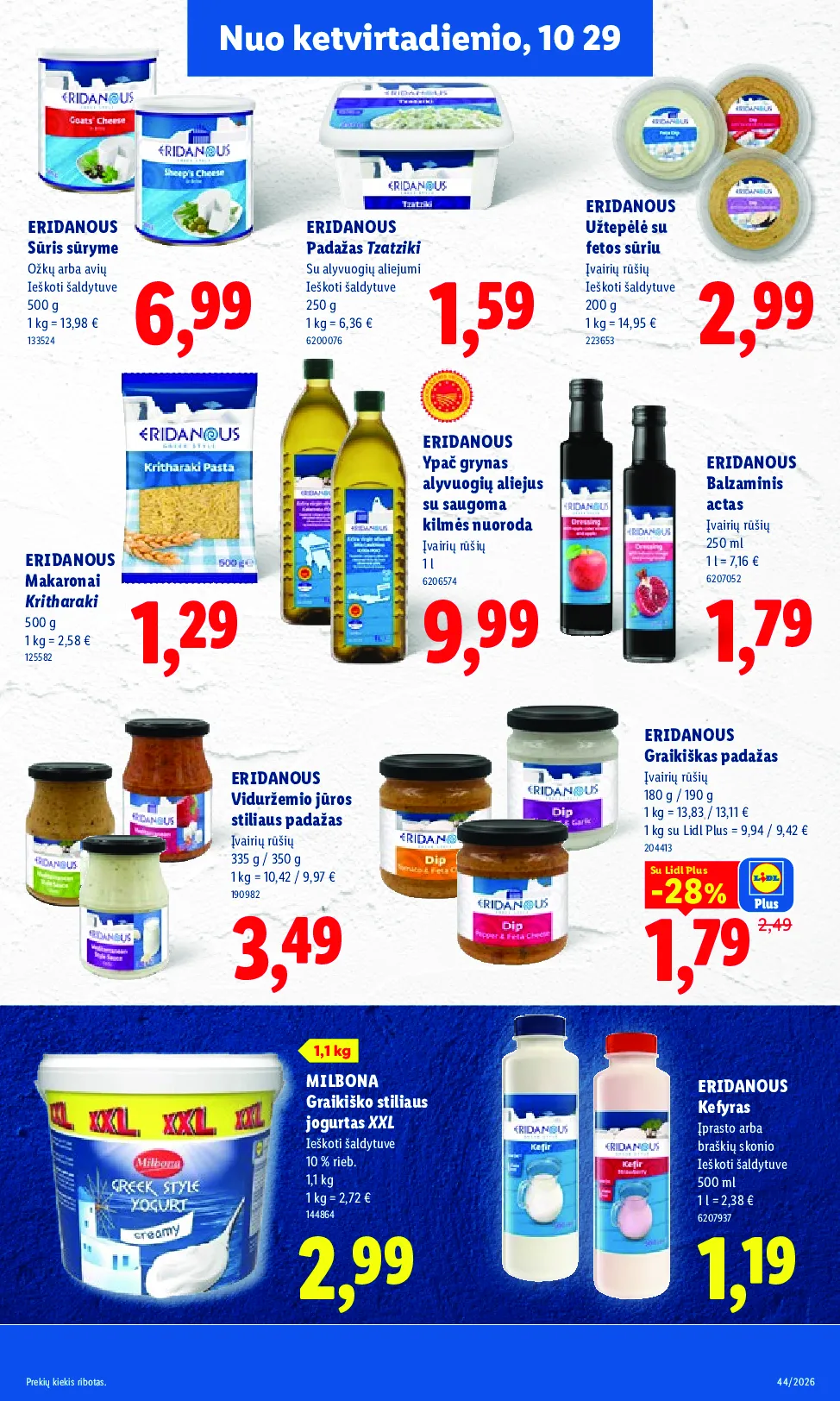 Lidl maisto prekių leidinys – 31 psl.