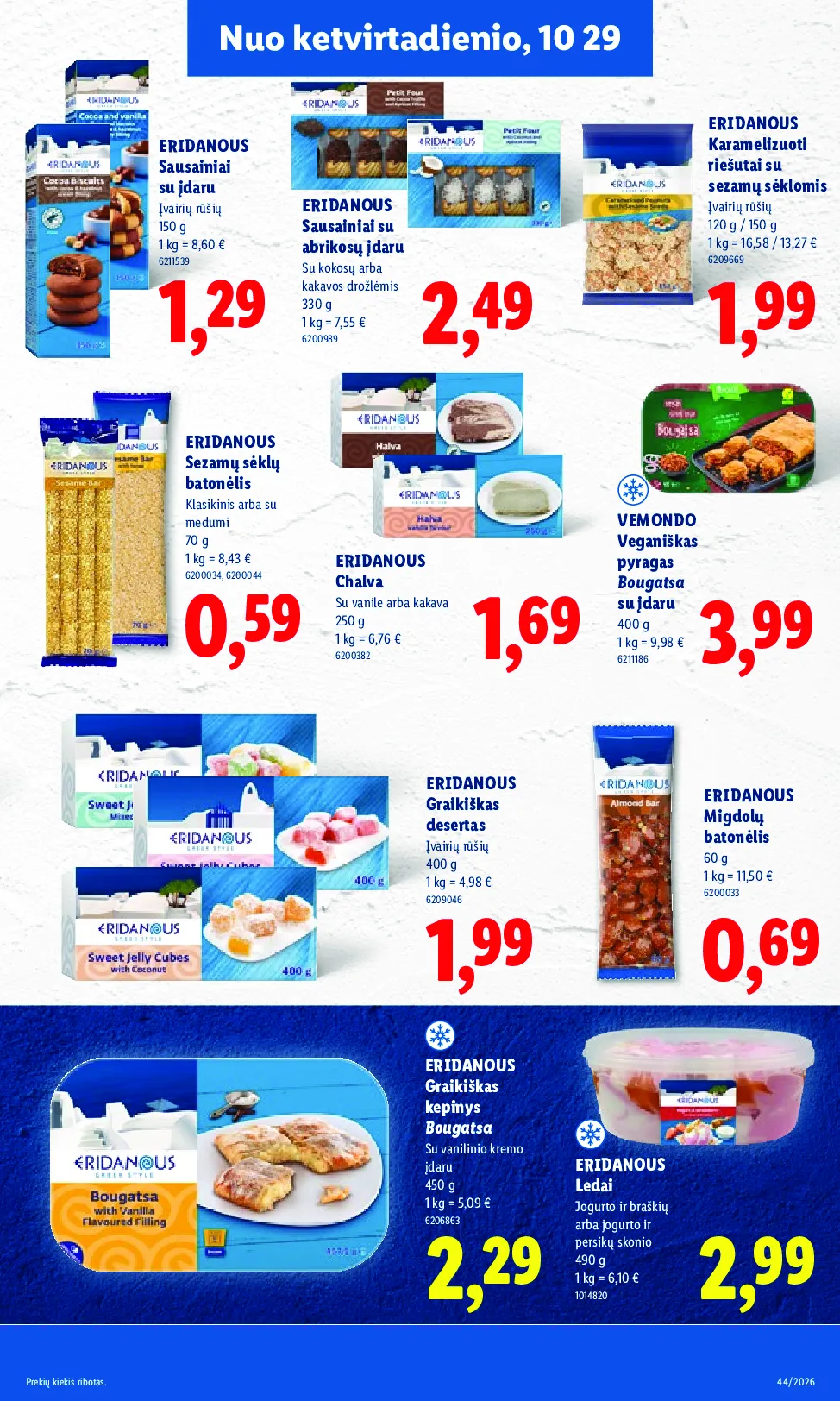 Lidl maisto prekių leidinys – 33 psl.