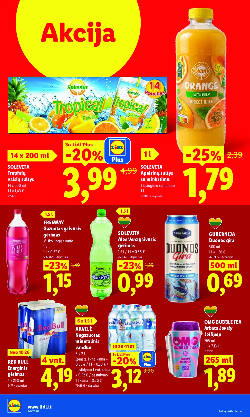 Lidl maisto prekių leidinys – 34 psl.