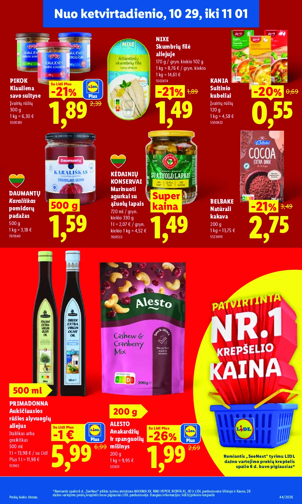 Lidl maisto prekių leidinys – 35 psl.