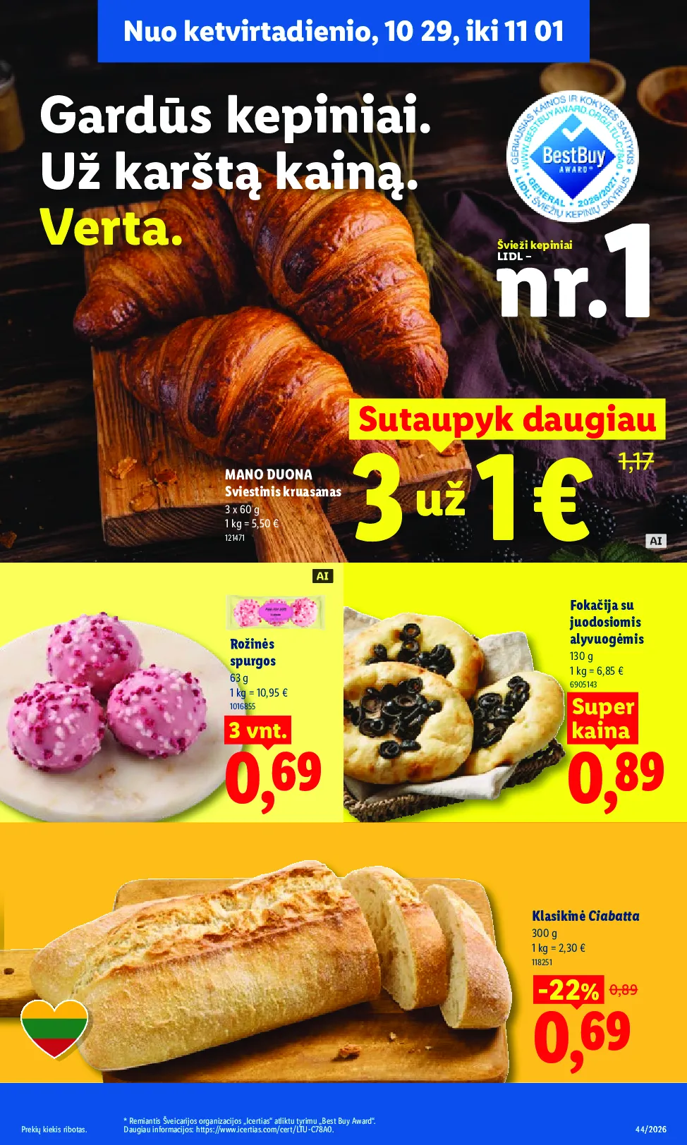 Lidl maisto prekių leidinys – 41 psl.