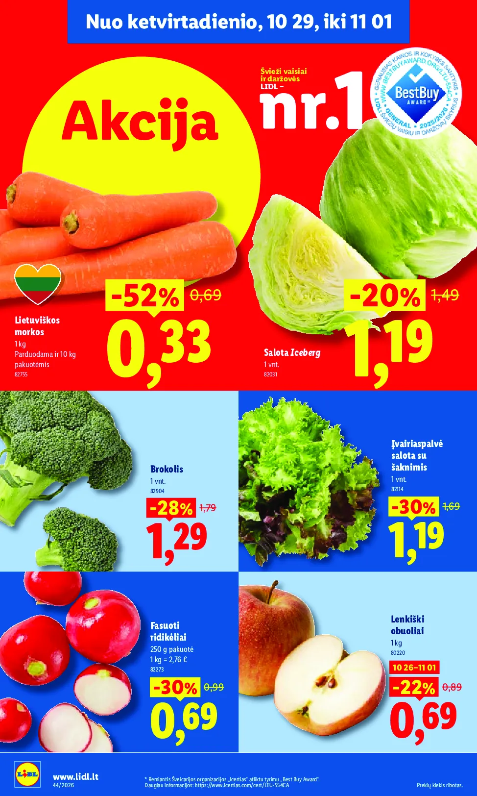 Lidl maisto prekių leidinys – 42 psl.