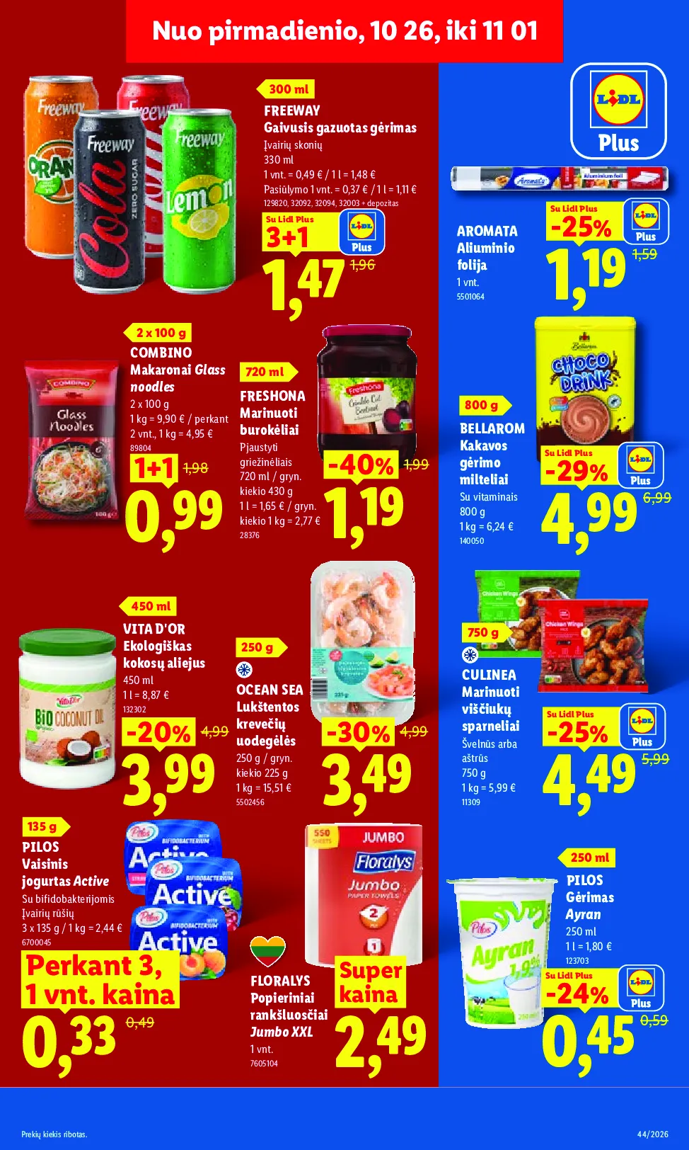 Lidl maisto prekių leidinys – 5 psl.