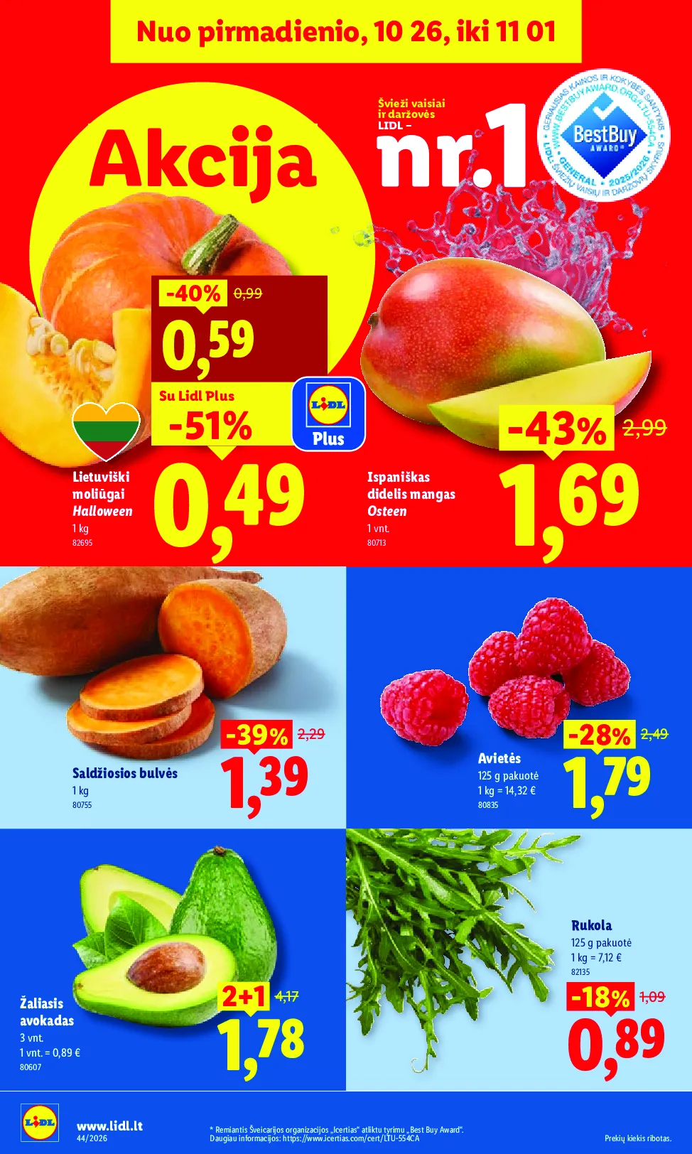 Lidl maisto prekių leidinys – 6 psl.
