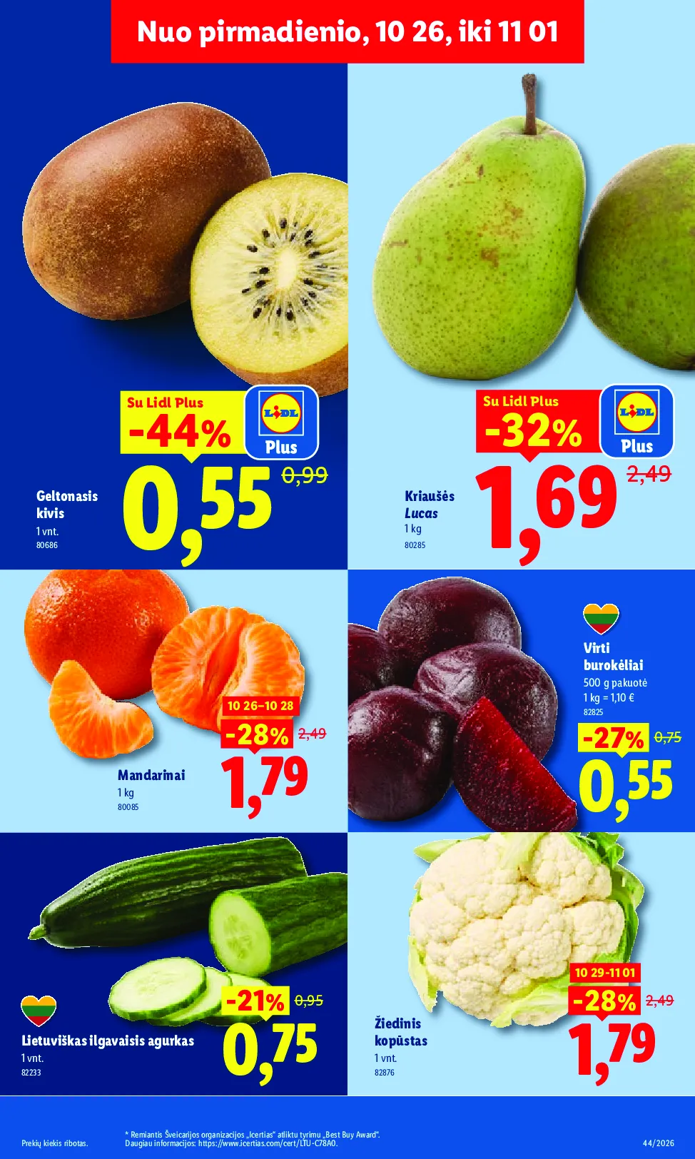 Lidl maisto prekių leidinys – 7 psl.