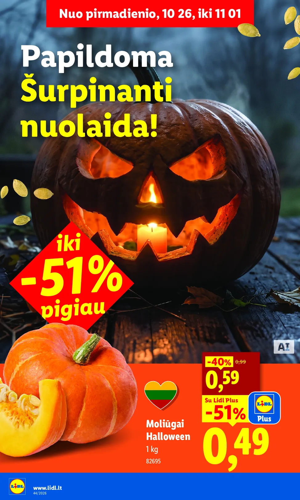 Lidl maisto prekių leidinys – 8 psl.