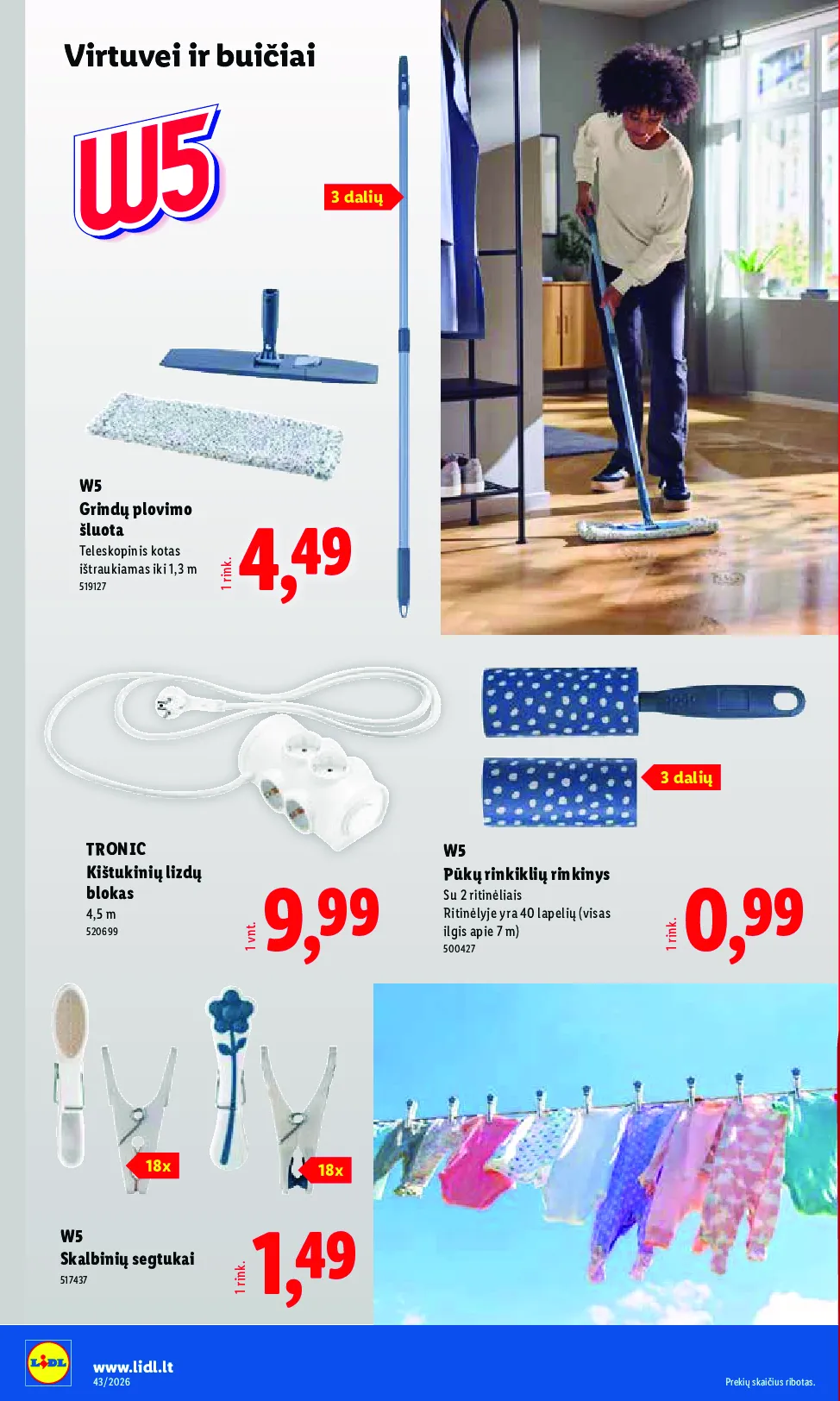 Lidl akcijos šią savaitę. Galioja nuo 2026-10-19 iki 2026-10-25 – 10 psl.