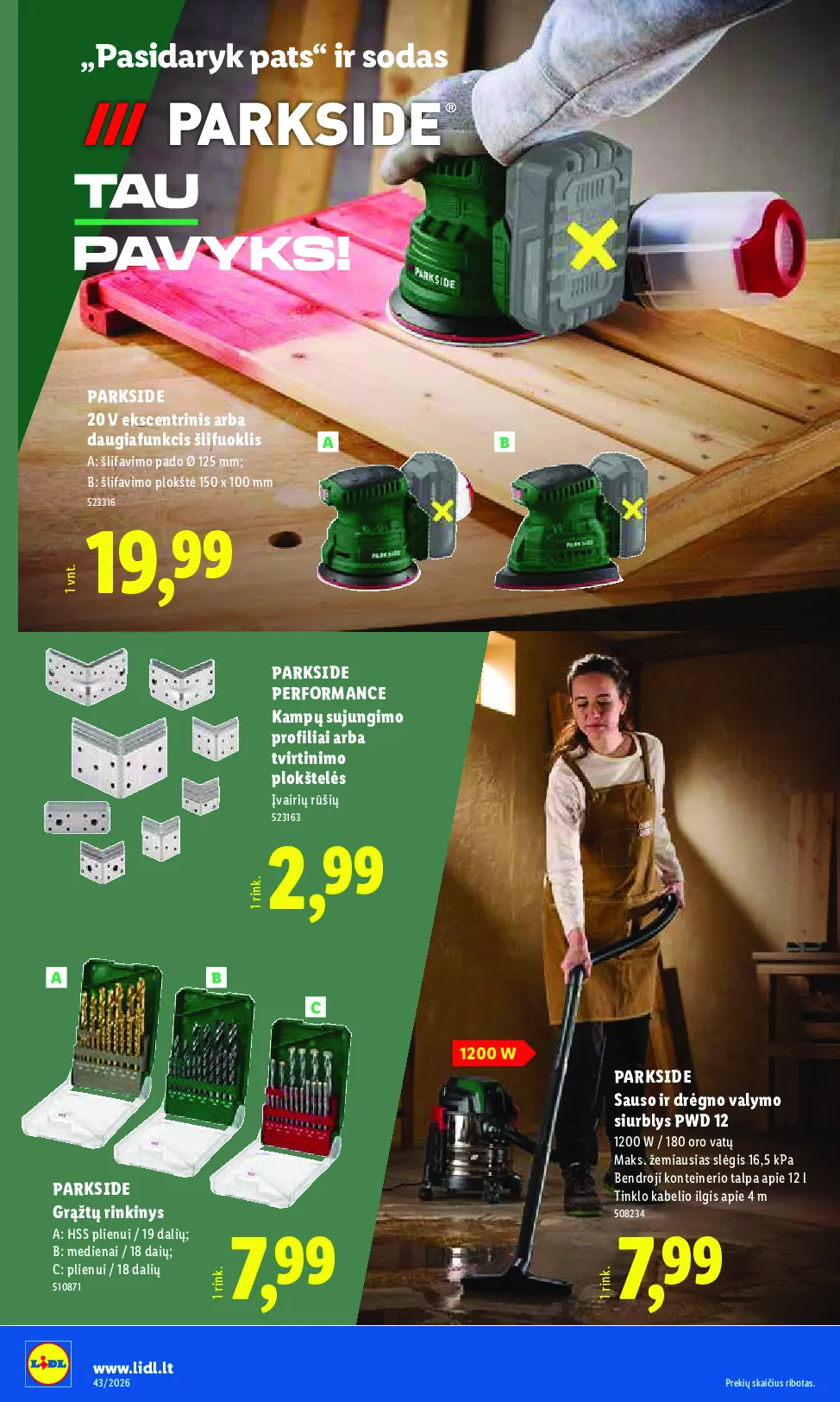 Lidl akcijos šią savaitę. Galioja nuo 2026-10-19 iki 2026-10-25 – 16 psl.