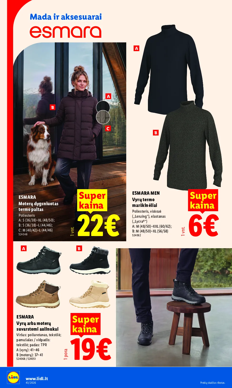 Lidl akcijos šią savaitę. Galioja nuo 2026-10-19 iki 2026-10-25 – 2 psl.
