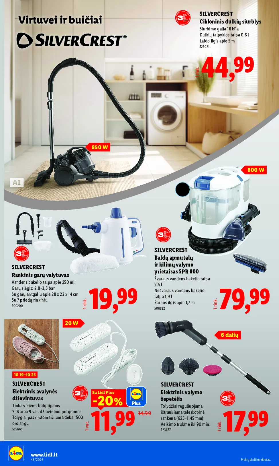 Lidl akcijos šią savaitę. Galioja nuo 2026-10-19 iki 2026-10-25 – 8 psl.