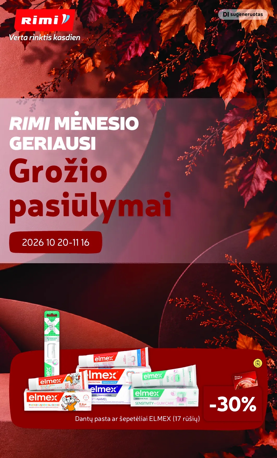 Rimi grožio prekių katalogas – 1 psl.