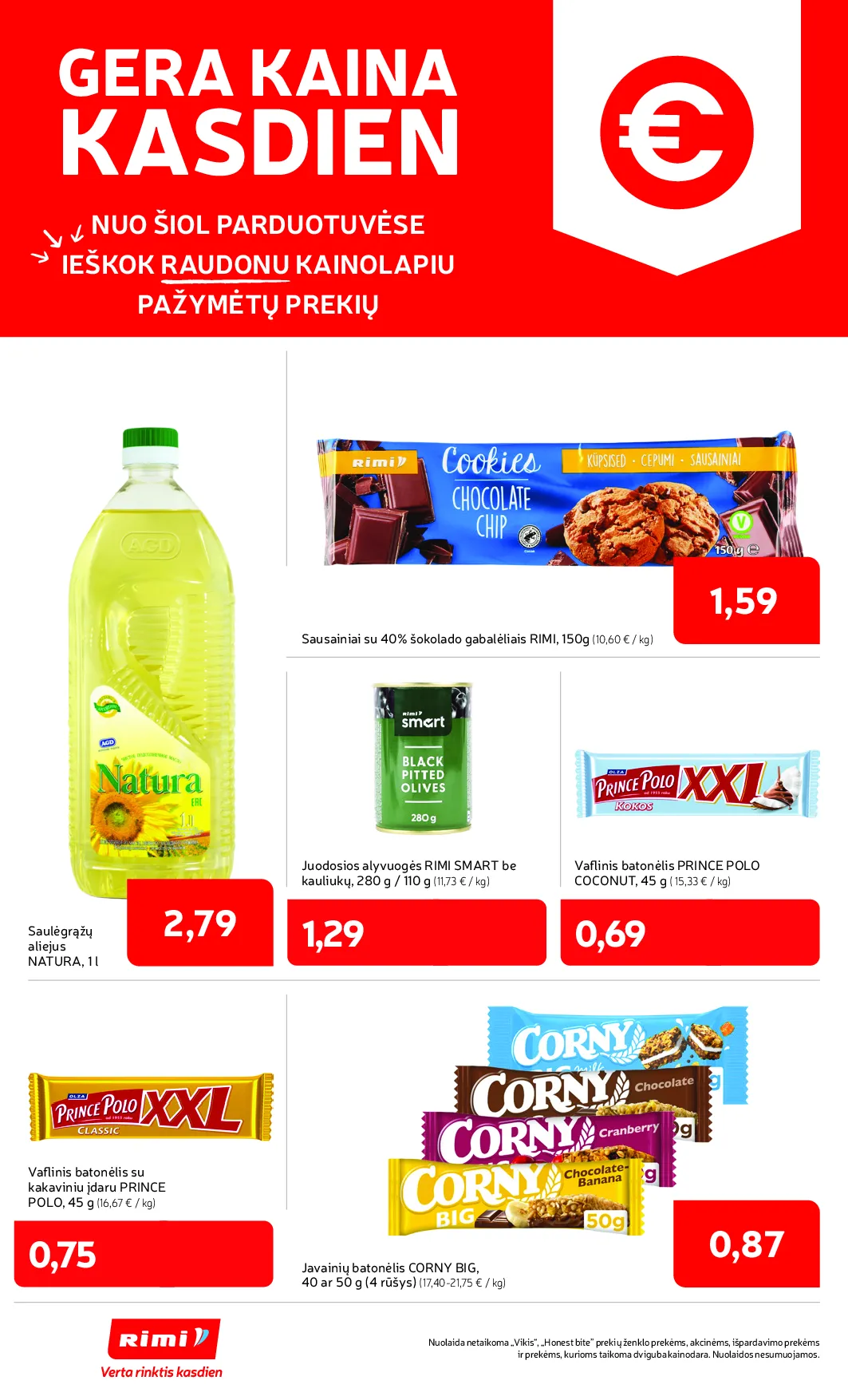 Rimi akcijos šią savaitę. Galioja nuo 2026-10-20 iki 2026-10-26 – 32 psl.