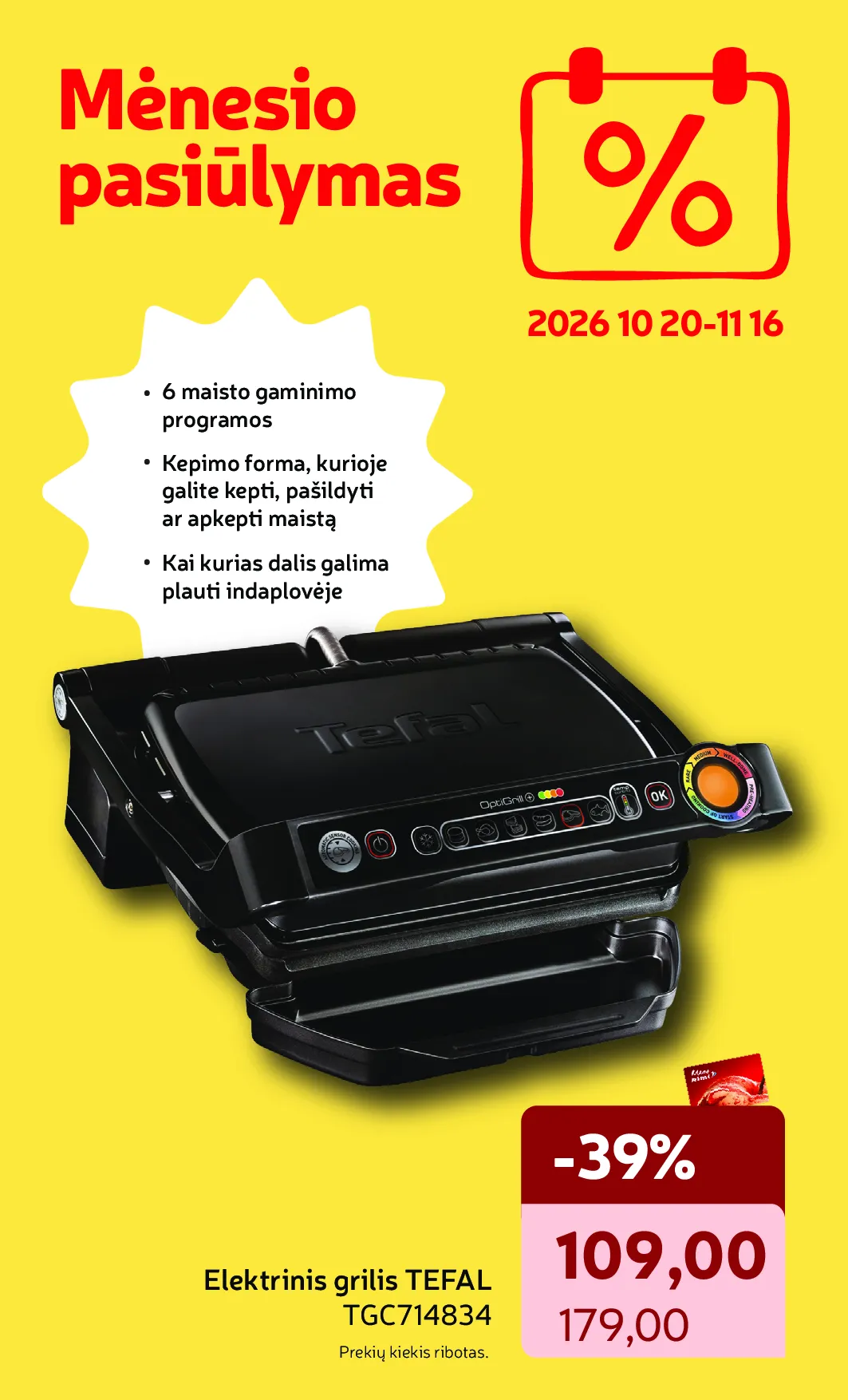 Rimi akcijos šią savaitę. Galioja nuo 2026-10-20 iki 2026-10-26 – 33 psl.