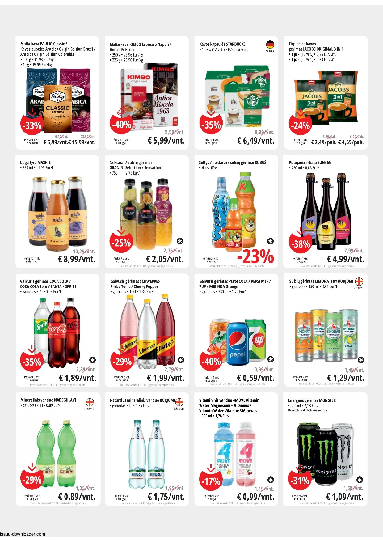 Promo Cash&Carry akcijos šią savaitę. Galioja nuo 2026-10-21 iki 2026-11-03 – 10 psl.