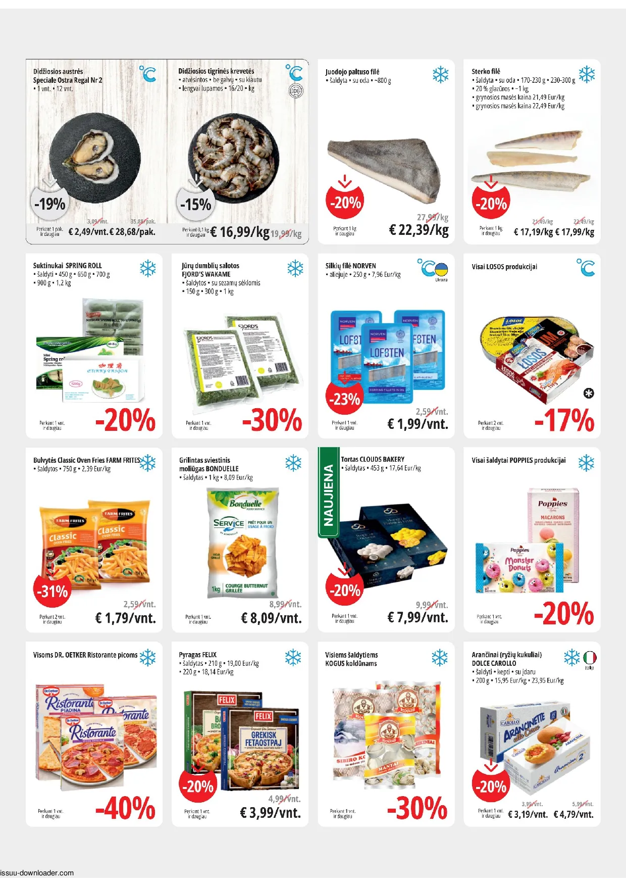 Promo Cash&Carry akcijos šią savaitę. Galioja nuo 2026-10-21 iki 2026-11-03 – 4 psl.