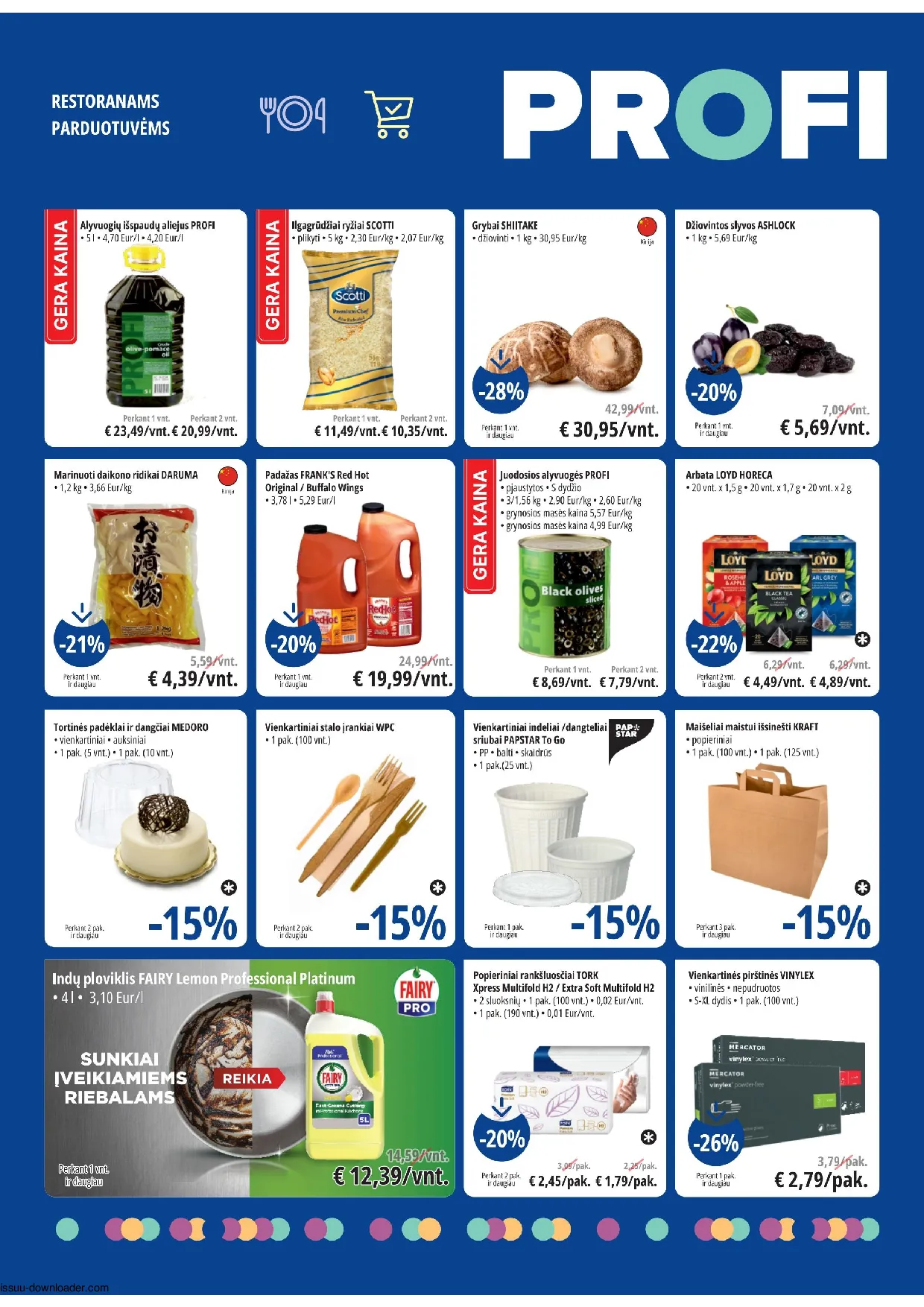 Promo Cash&Carry akcijos šią savaitę. Galioja nuo 2026-10-21 iki 2026-11-03 – 7 psl.