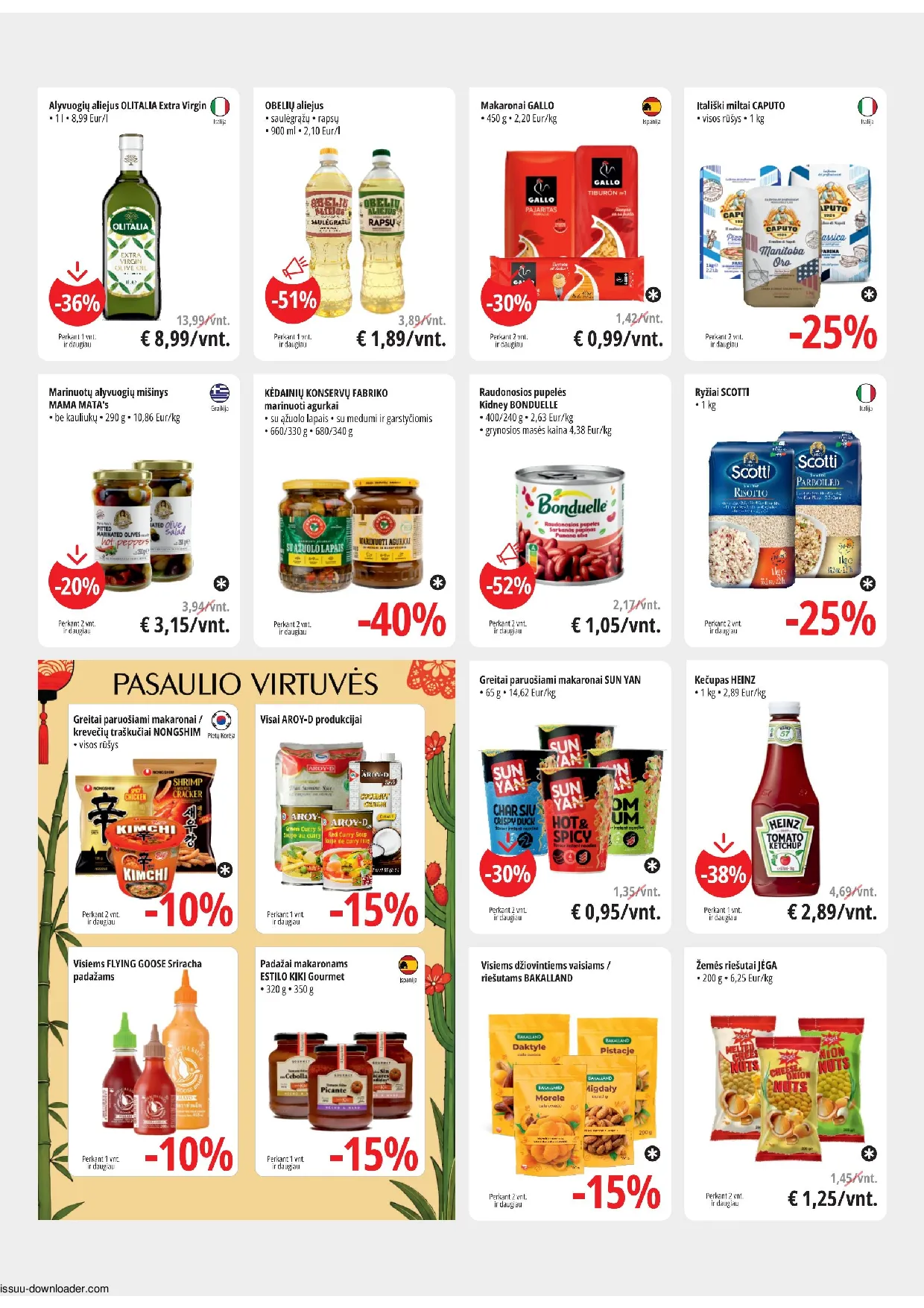 Promo Cash&Carry akcijos šią savaitę. Galioja nuo 2026-10-21 iki 2026-11-03 – 8 psl.