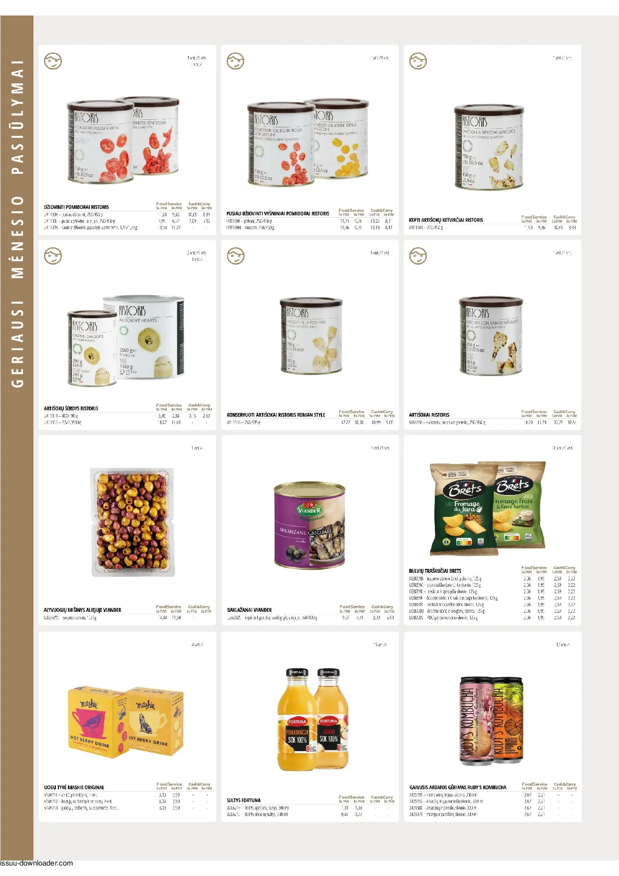 PROMO Cash&Carry maisto akcijų leidinys – 12 psl.