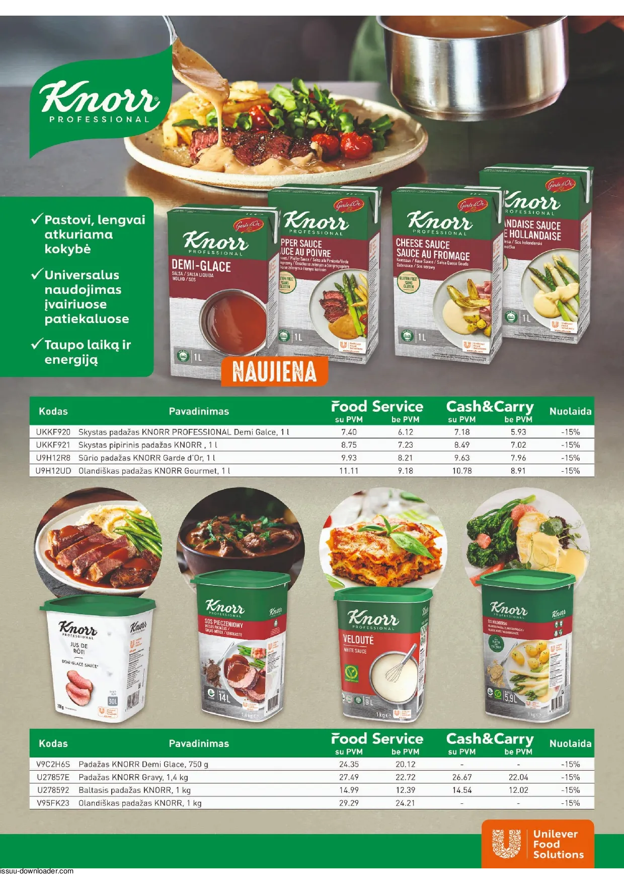 PROMO Cash&Carry maisto akcijų leidinys – 5 psl.