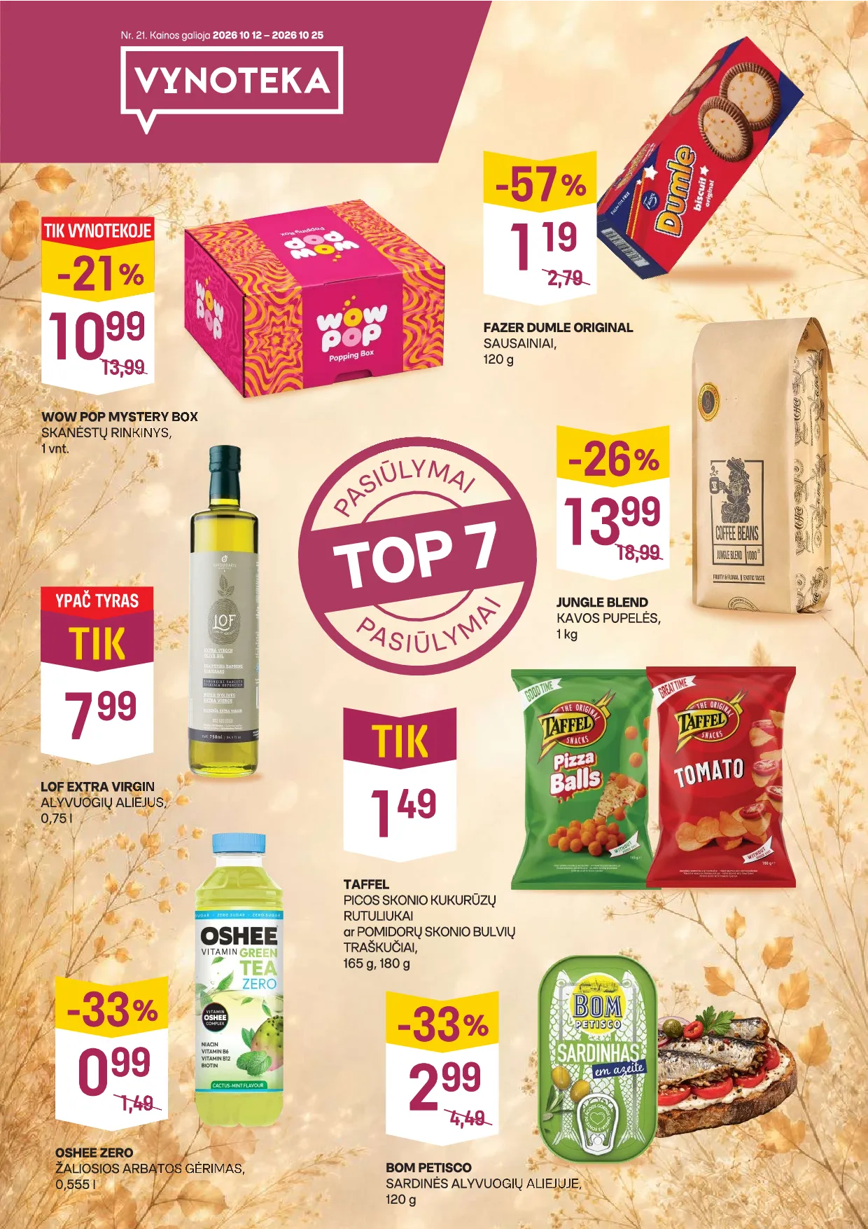 Vynoteka maisto leidinys – 1 psl.