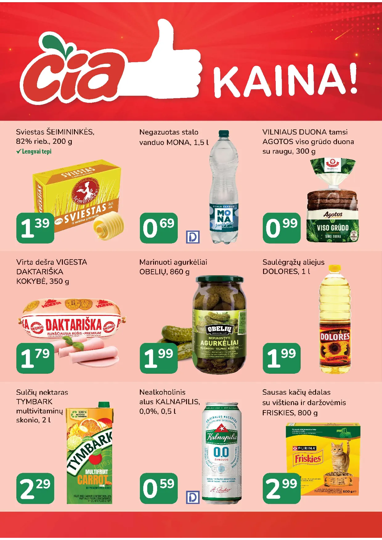 Čia Market akcijos šią savaitę. Galioja nuo 2026-10-13 iki 2026-10-26 – 16 psl.