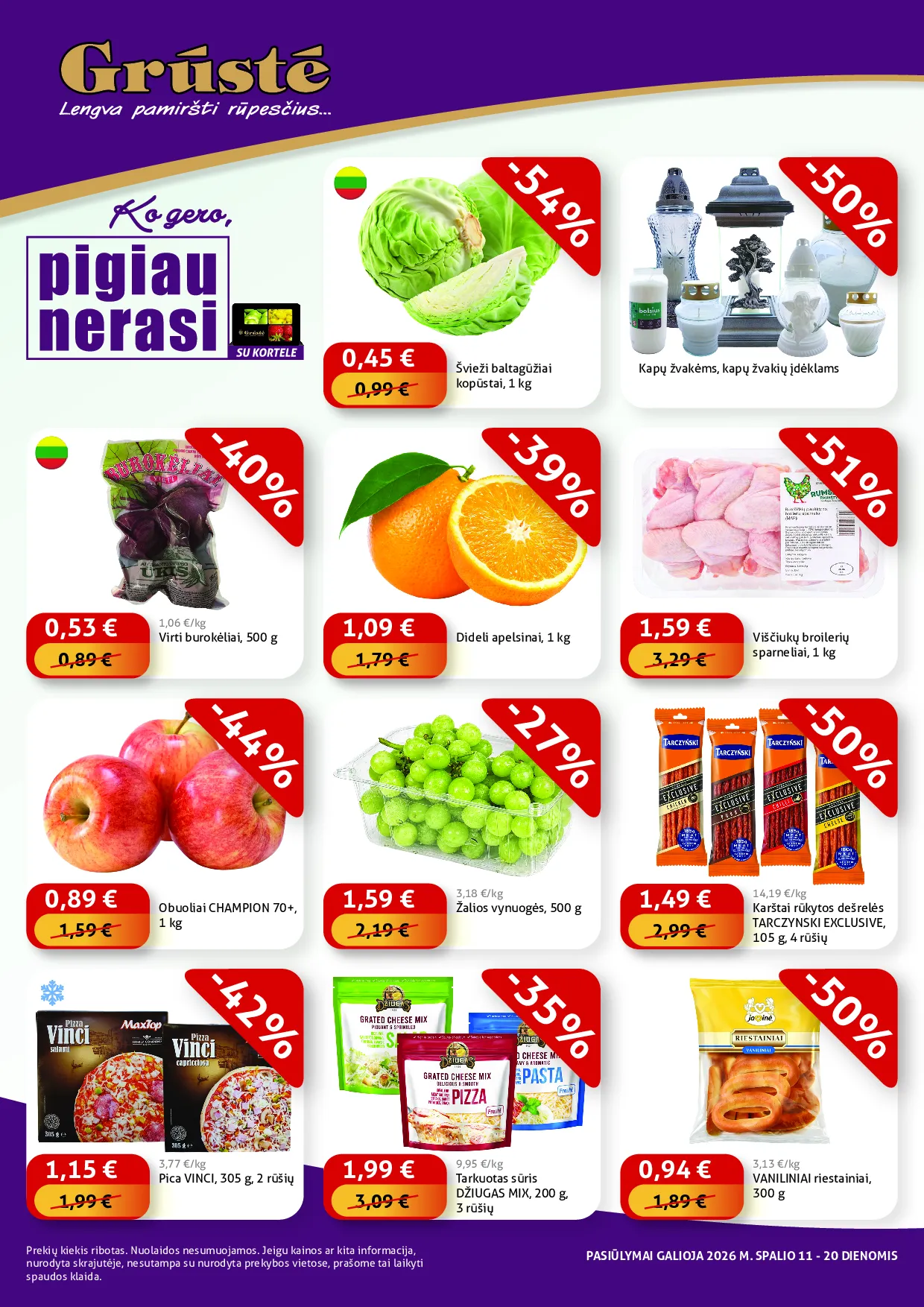 Grūstė pigiau nerasi – 1 psl.