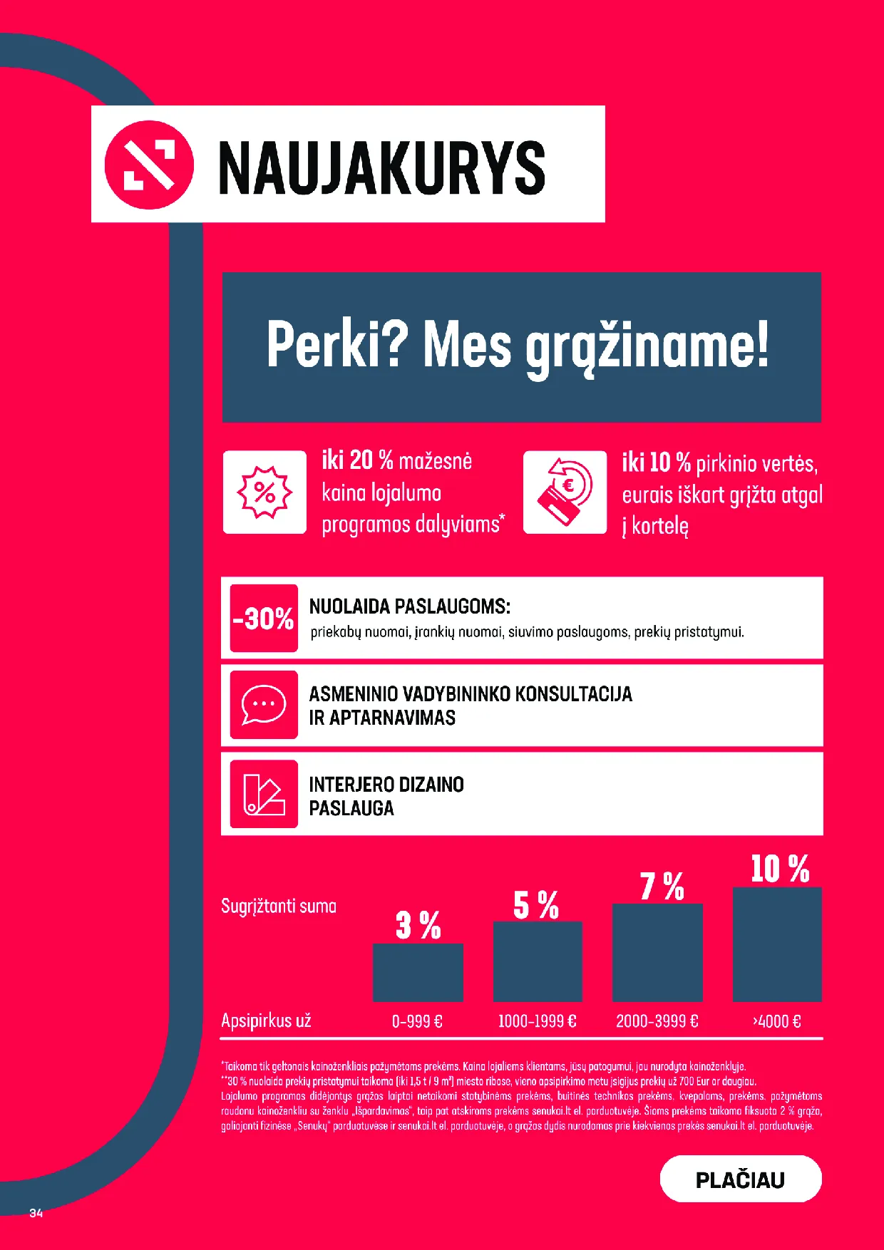 Senukai akcijos šią savaitę. Galioja nuo 2026-09-28 iki 2026-11-11 – 34 psl.