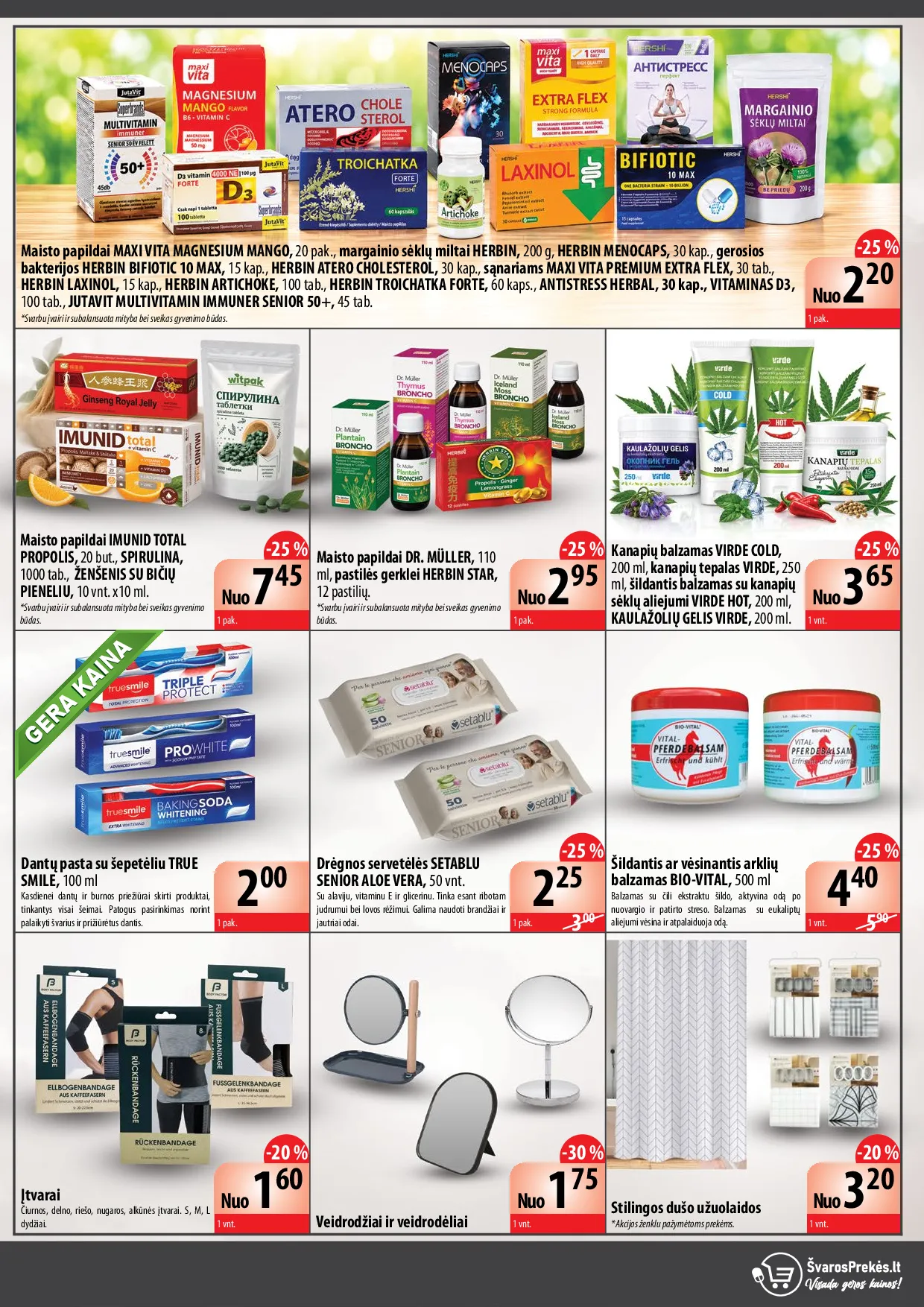 Švaros prekės katalogas – 3 psl.