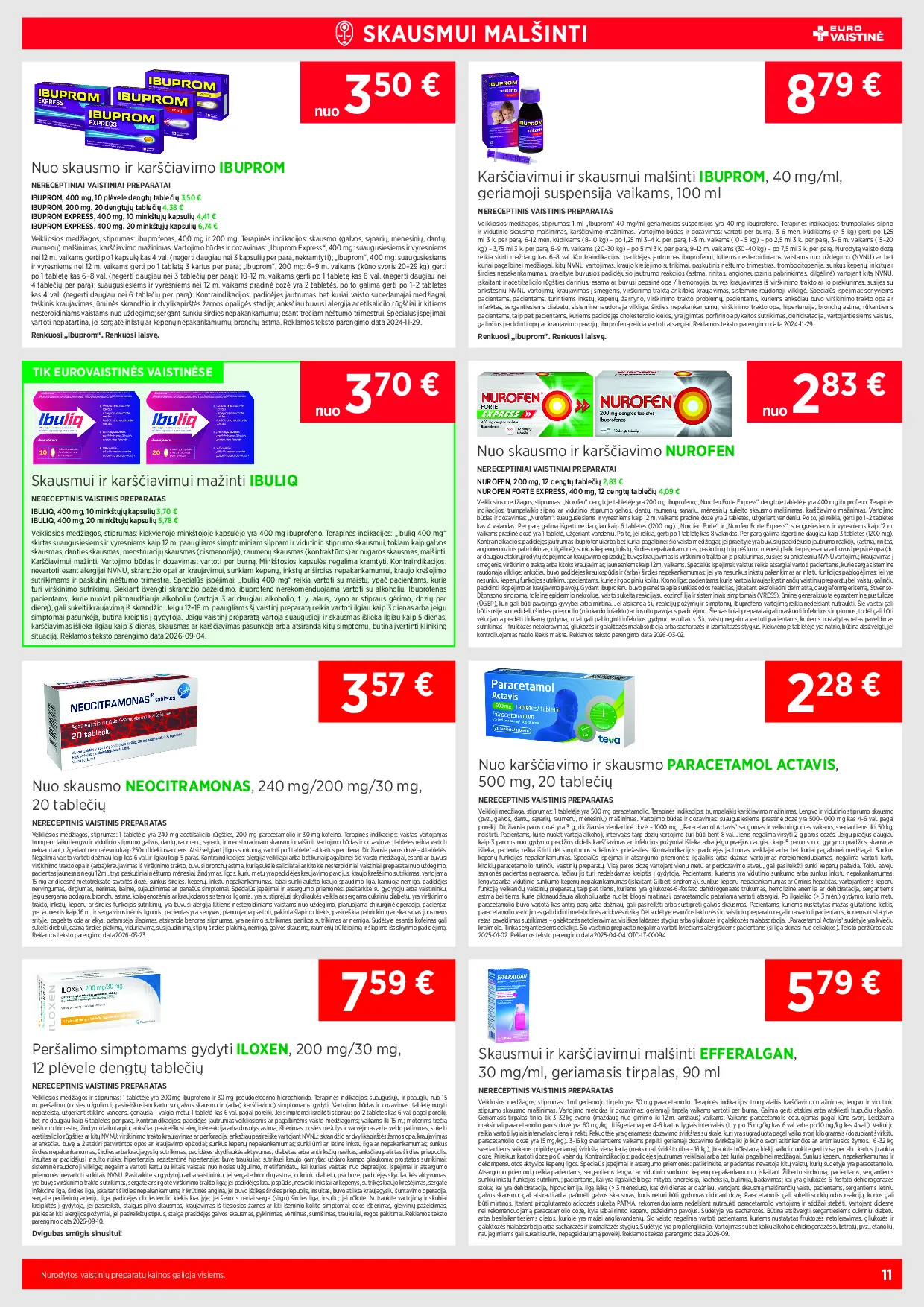 Eurovaistinė leidinys – 11 psl.