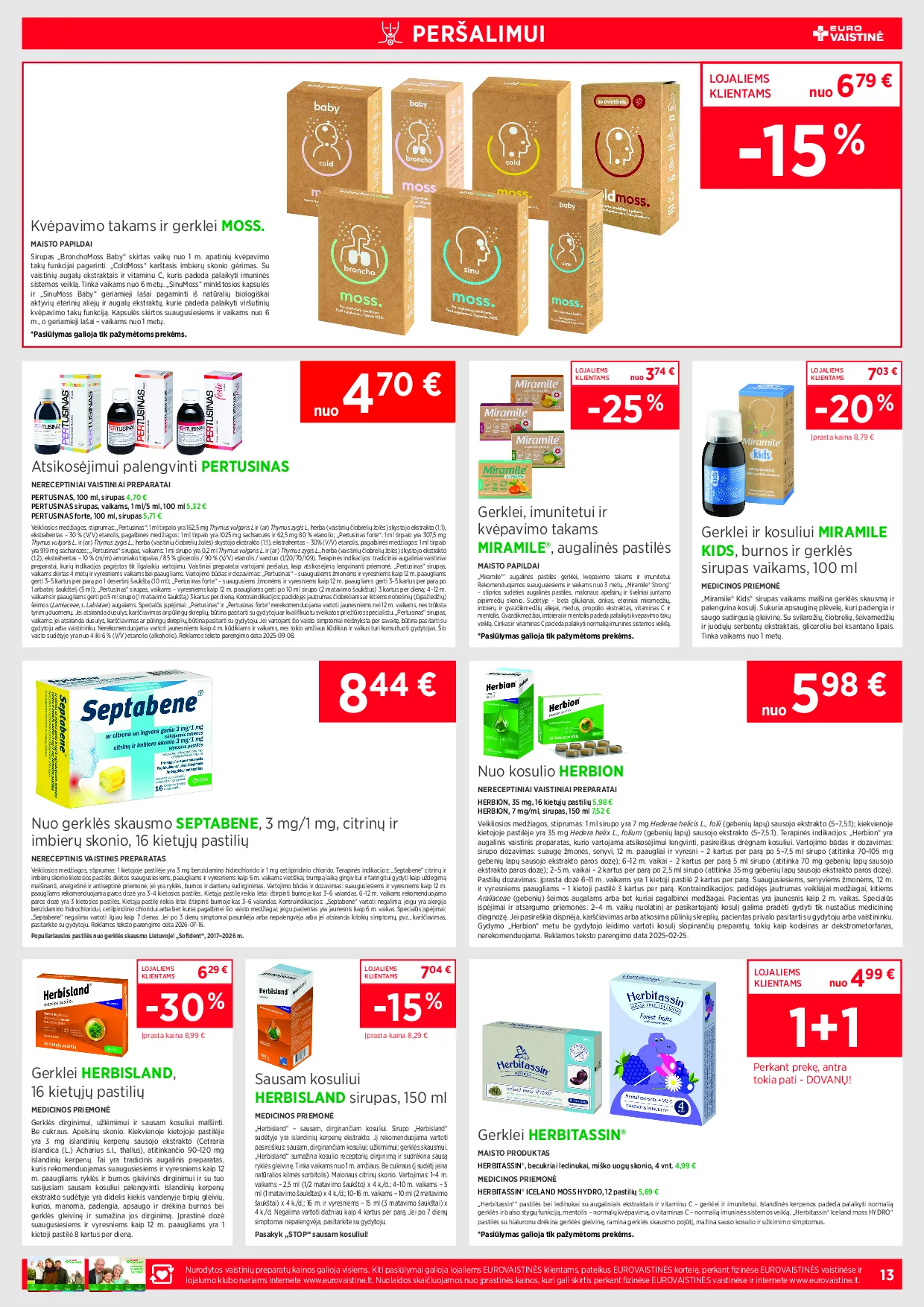 Eurovaistinė leidinys – 13 psl.