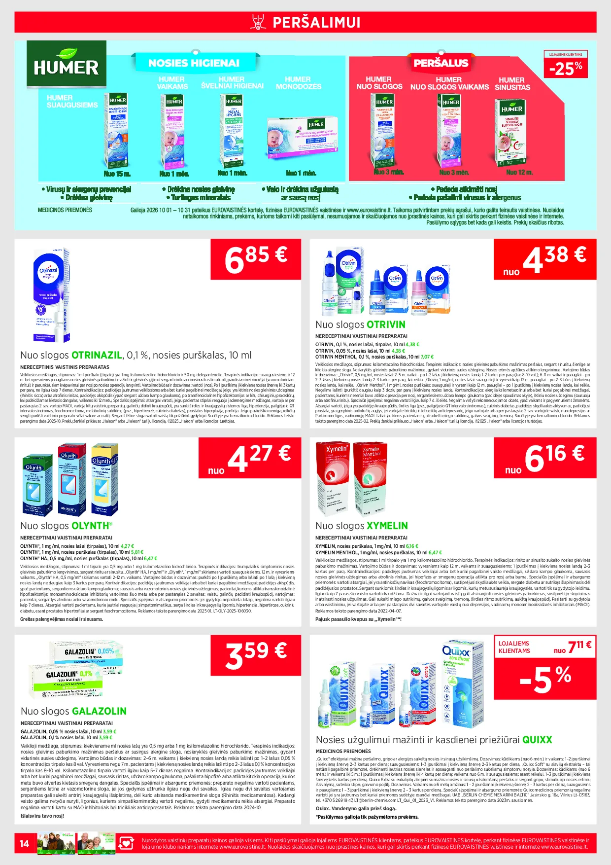 Eurovaistinė leidinys – 14 psl.