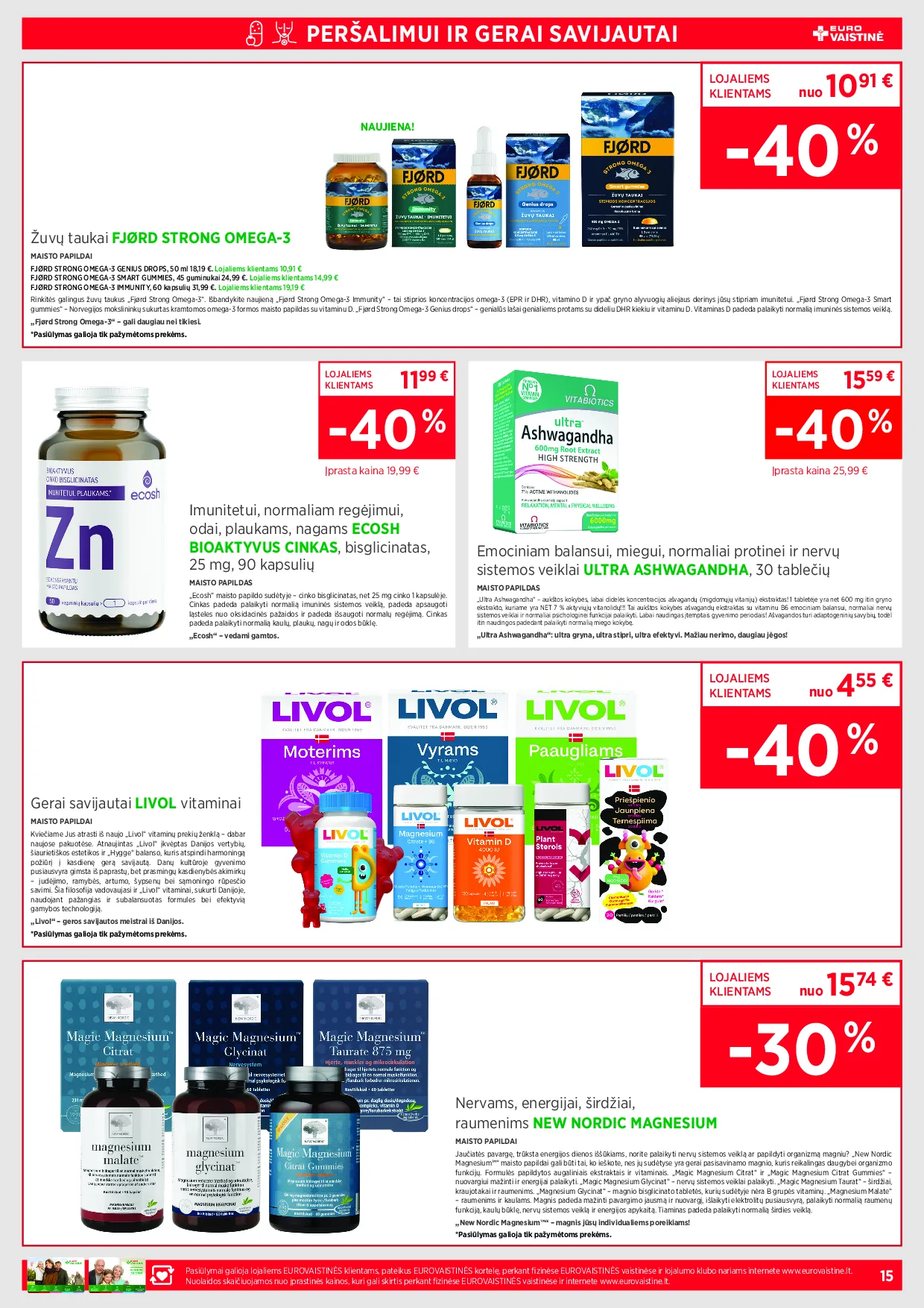 Eurovaistinė leidinys – 15 psl.