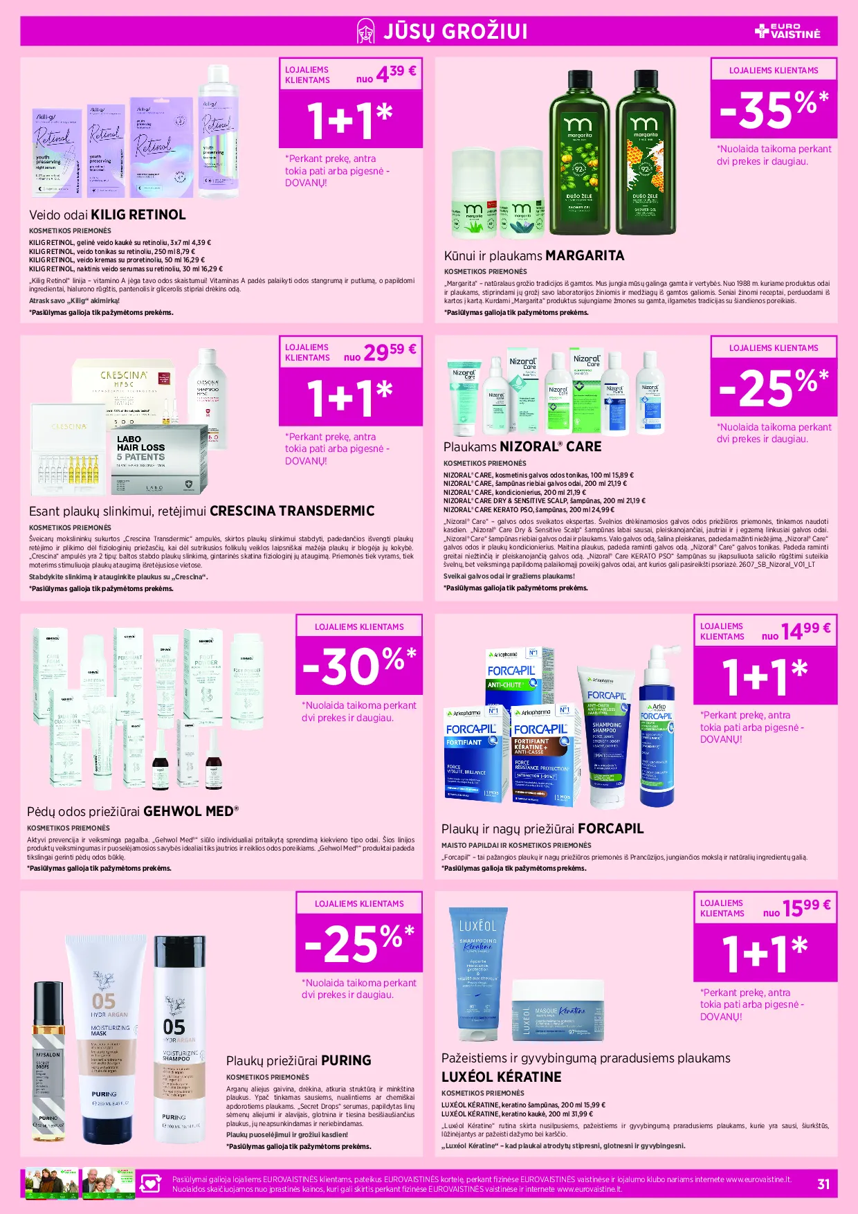 Eurovaistinė leidinys – 31 psl.