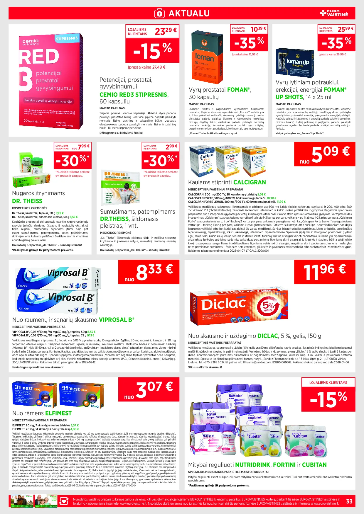 Eurovaistinė leidinys – 33 psl.