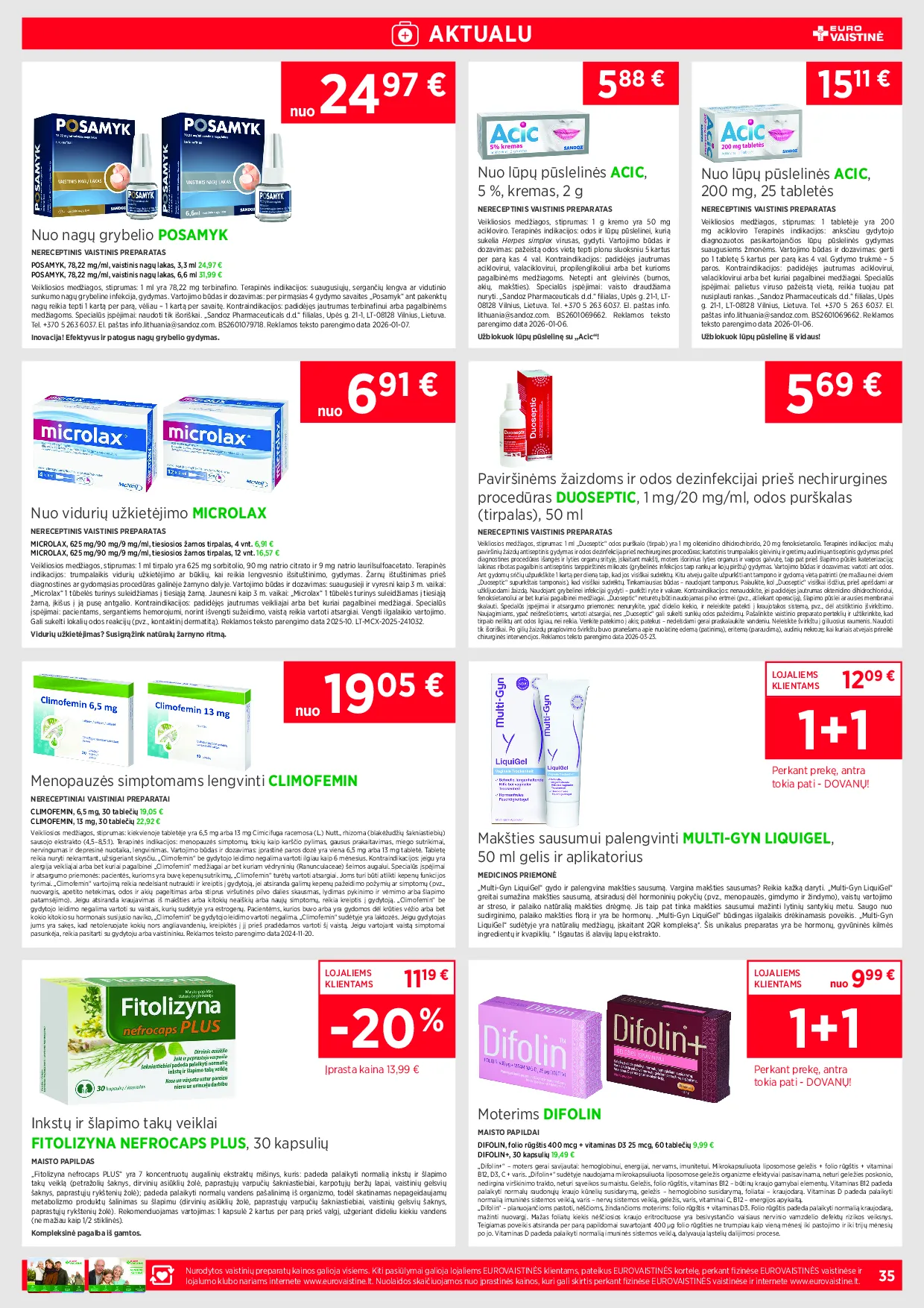 Eurovaistinė leidinys – 35 psl.