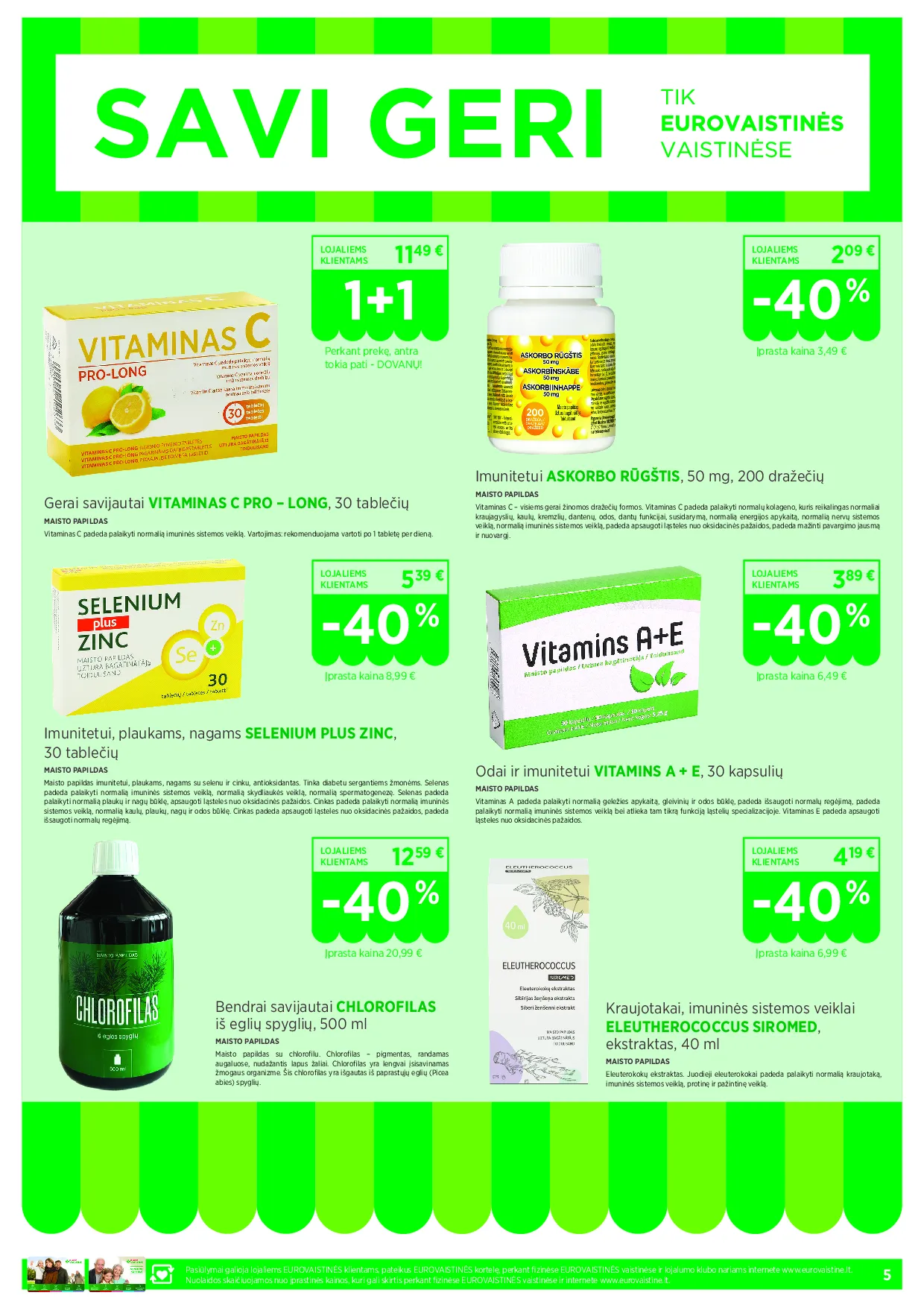 Eurovaistinė leidinys – 5 psl.