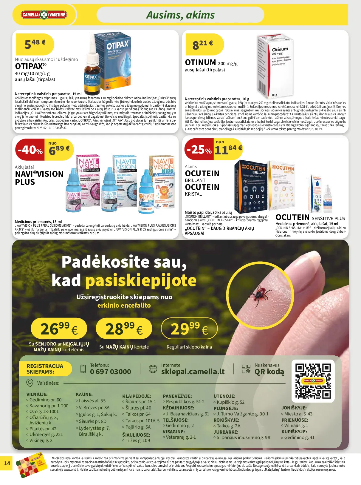 Camelia leidinys – 14 psl.