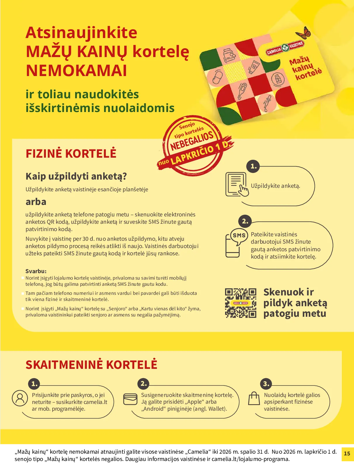 Camelia leidinys – 15 psl.