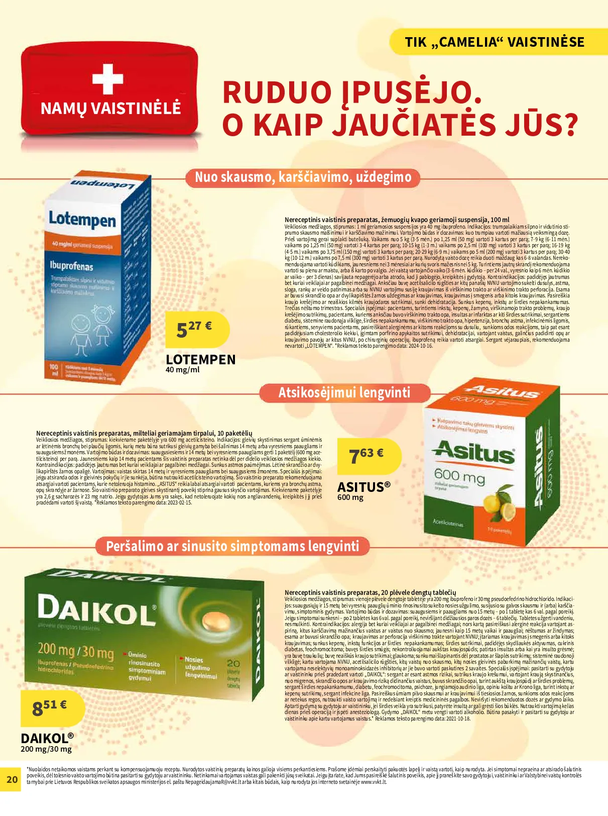 Camelia leidinys – 20 psl.