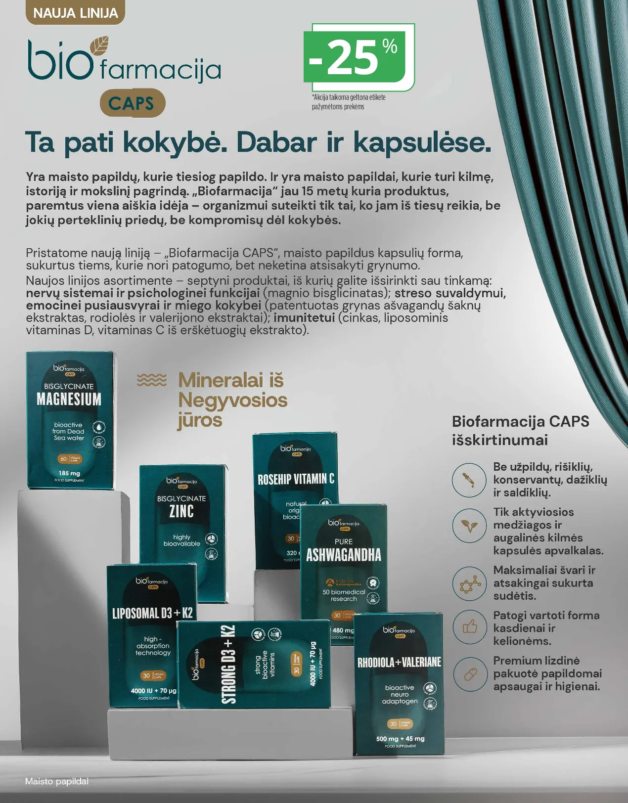 Norfa vaistinė akcijos šią savaitę. Galioja nuo 2026-10-01 iki 2026-10-31 – 11 psl.