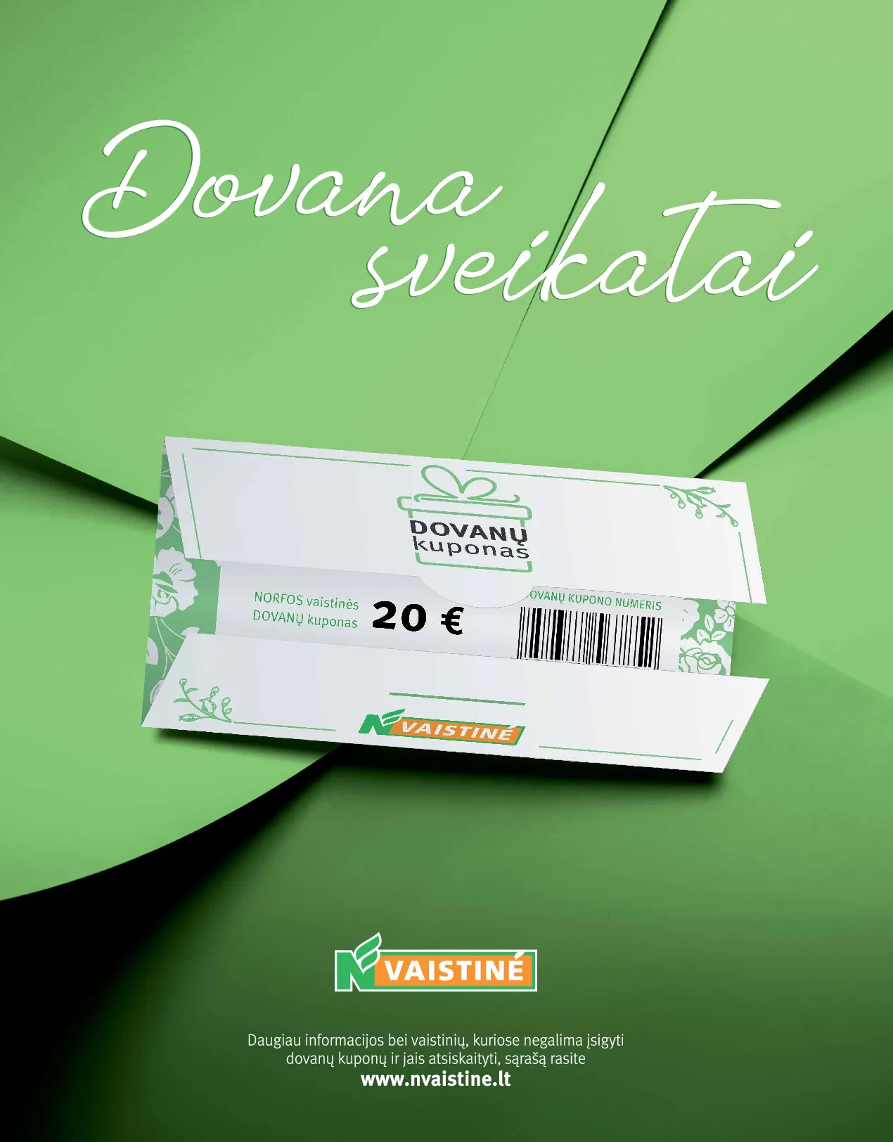 Norfa vaistinė akcijos šią savaitę. Galioja nuo 2026-10-01 iki 2026-10-31 – 20 psl.