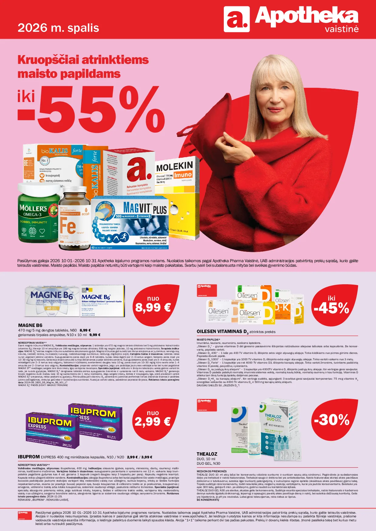 Apotheka leidinys – 1 psl.