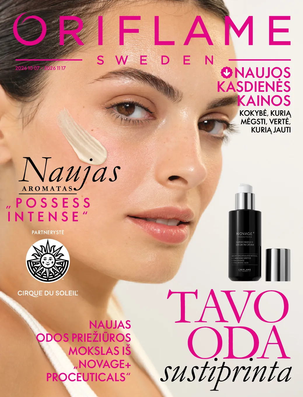 Oriflame katalogas – 1 psl.