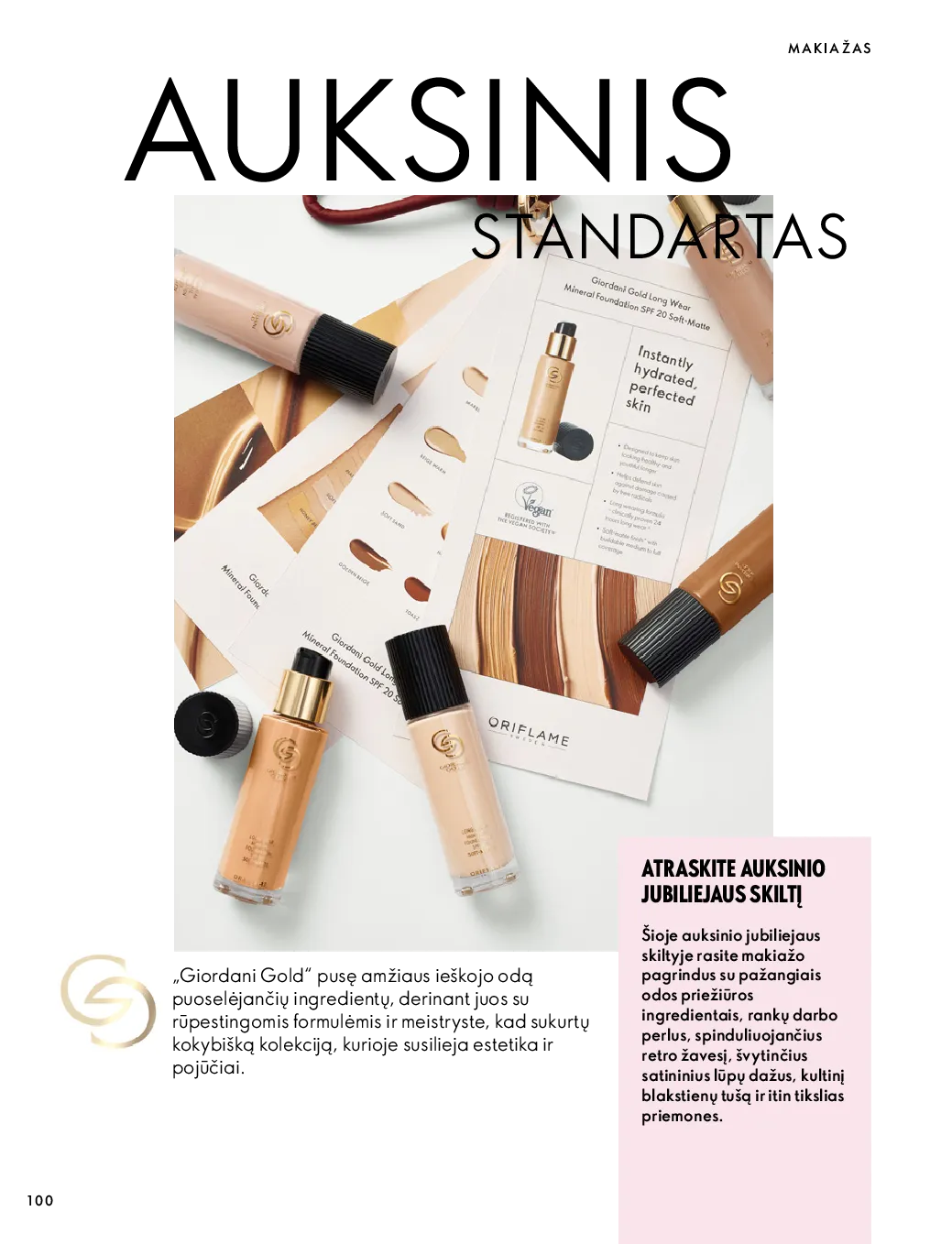 Oriflame akcijos šią savaitę. Galioja nuo 2026-10-07 iki 2026-11-17 – 100 psl.