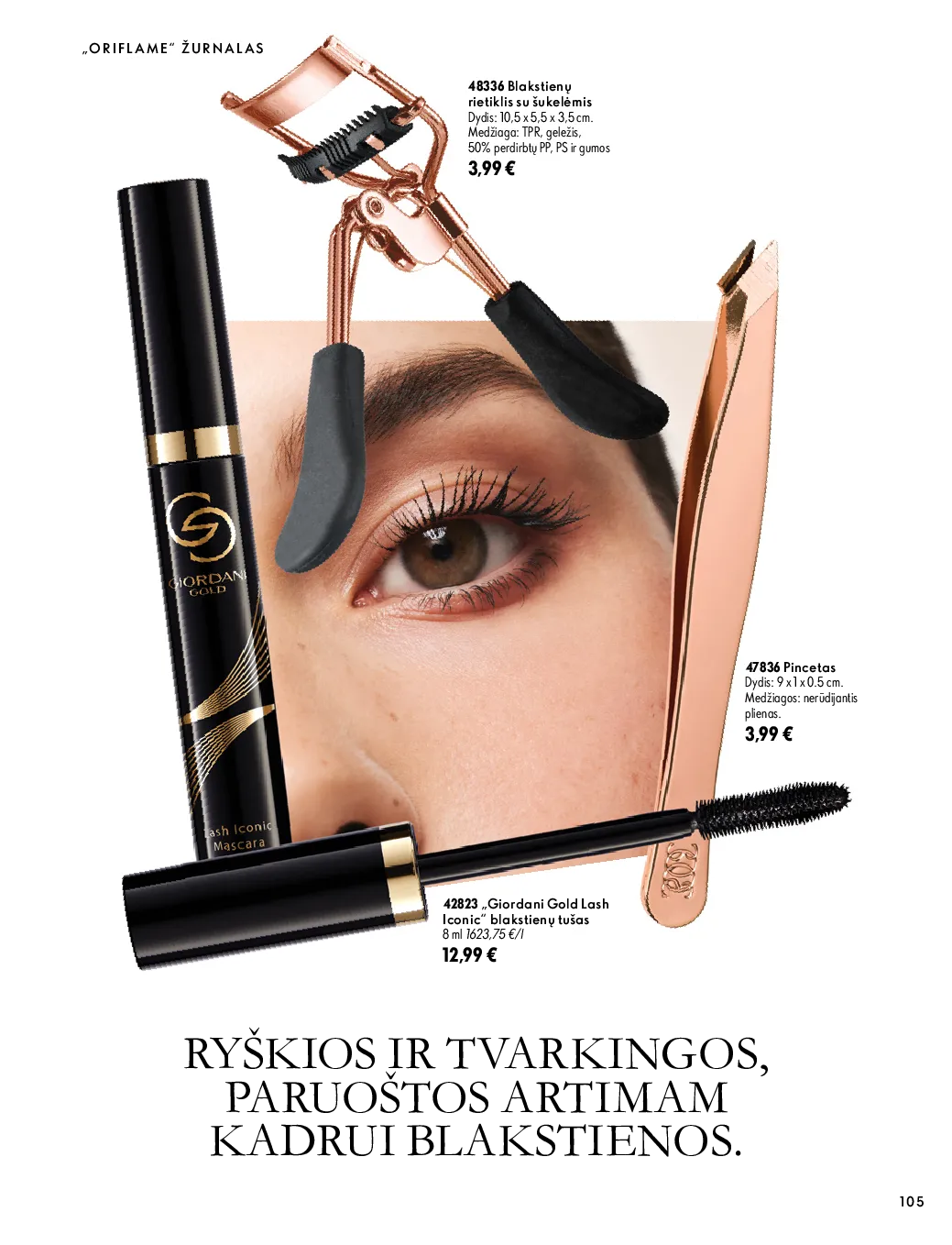Oriflame akcijos šią savaitę. Galioja nuo 2026-10-07 iki 2026-11-17 – 105 psl.