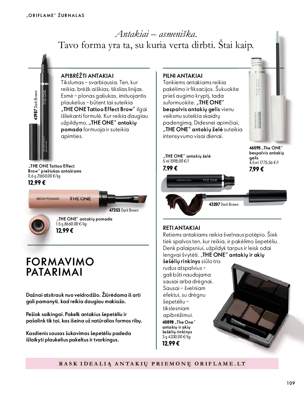 Oriflame akcijos šią savaitę. Galioja nuo 2026-10-07 iki 2026-11-17 – 109 psl.