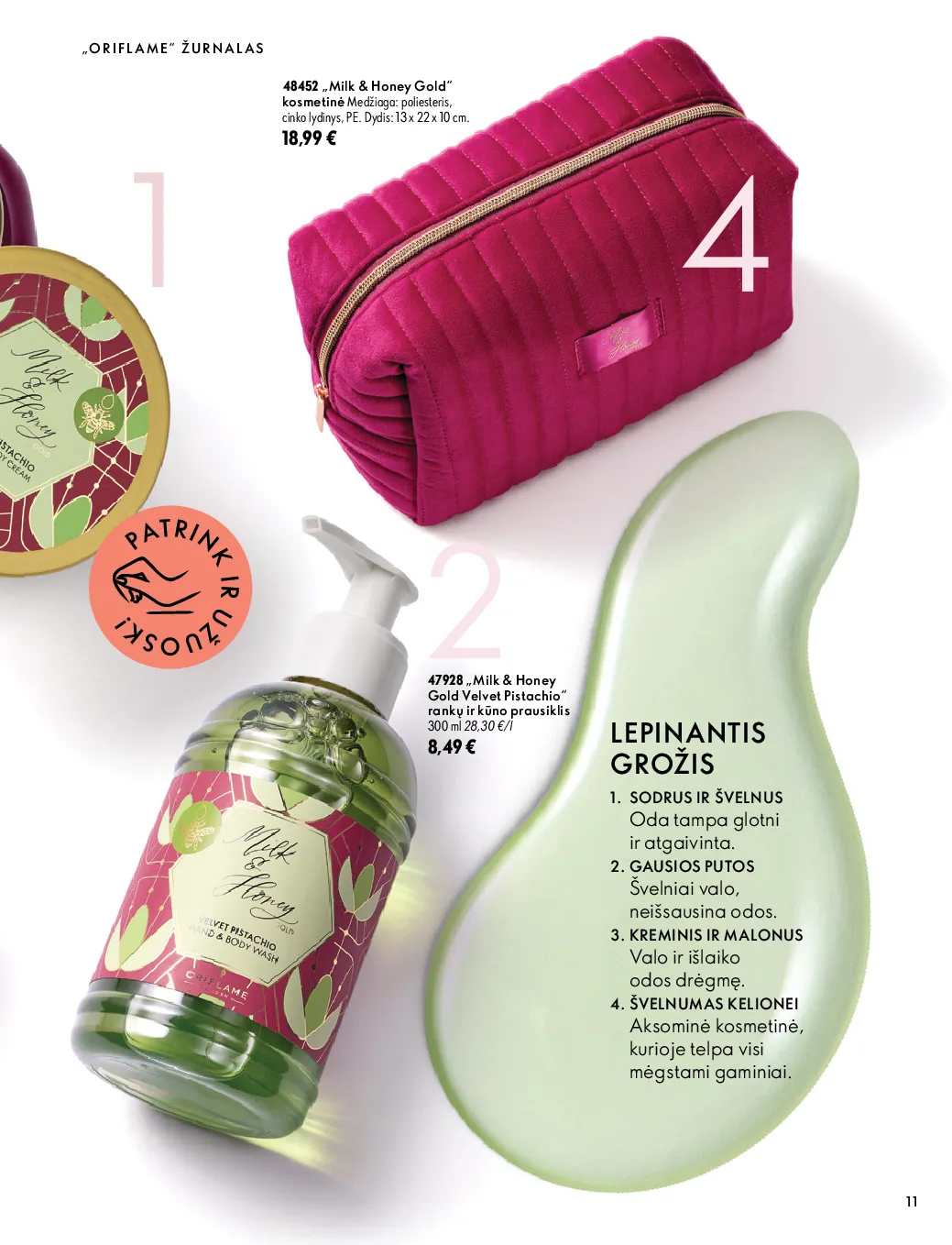 Oriflame akcijos šią savaitę. Galioja nuo 2026-10-07 iki 2026-11-17 – 11 psl.