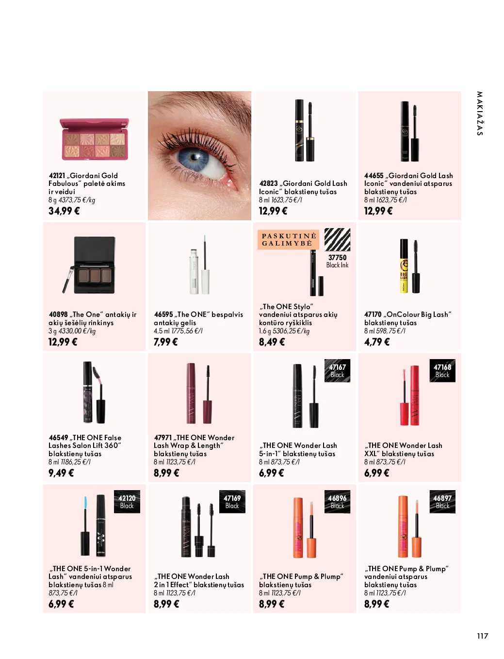 Oriflame akcijos šią savaitę. Galioja nuo 2026-10-07 iki 2026-11-17 – 117 psl.