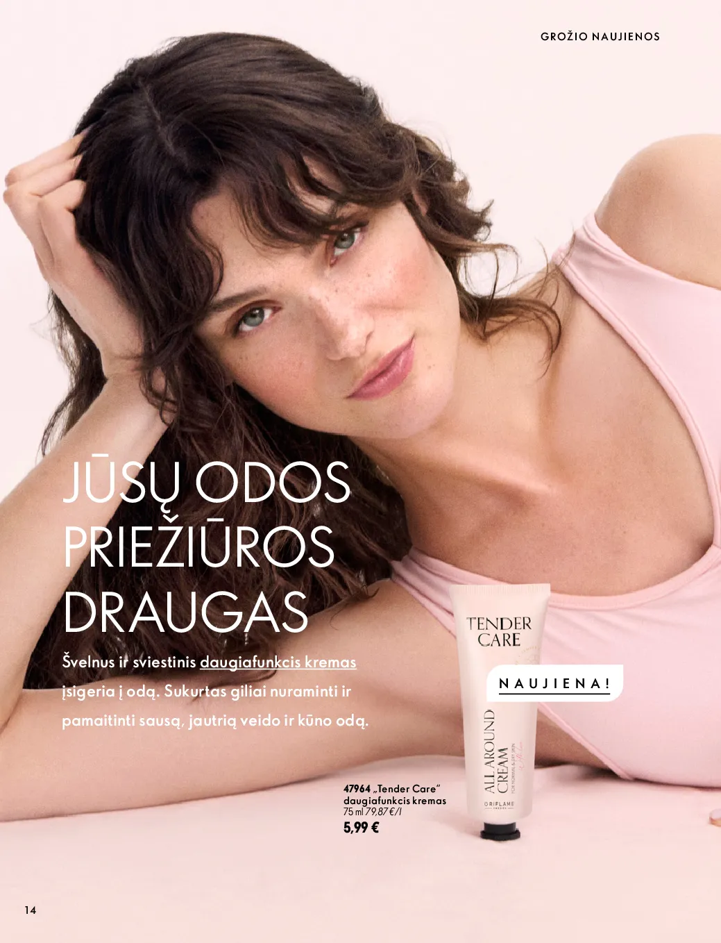 Oriflame akcijos šią savaitę. Galioja nuo 2026-10-07 iki 2026-11-17 – 14 psl.