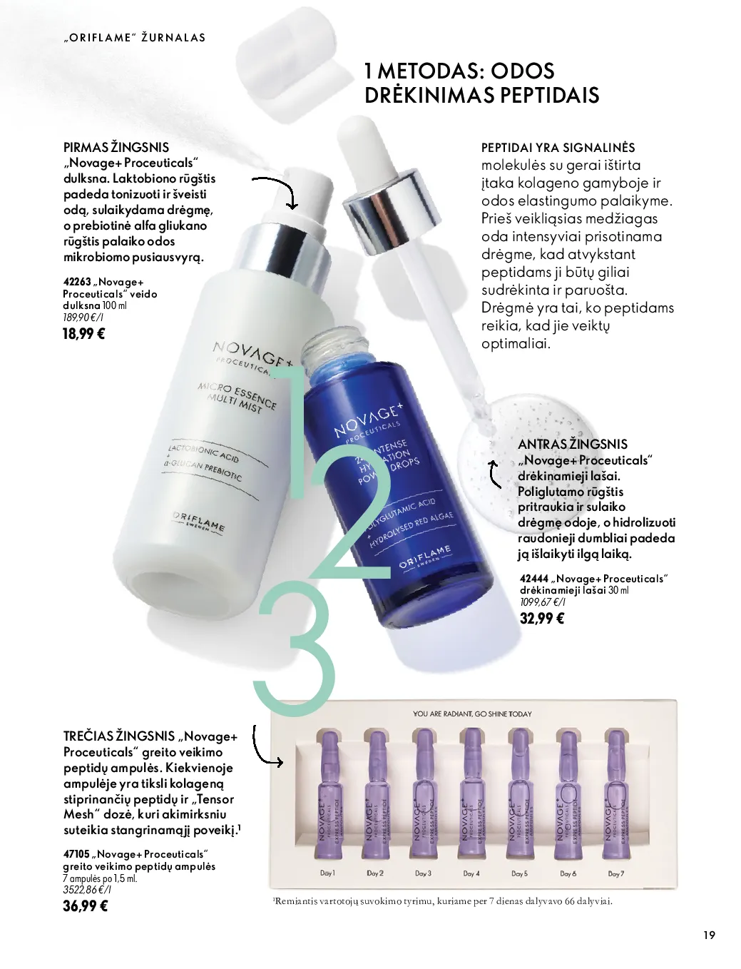 Oriflame akcijos šią savaitę. Galioja nuo 2026-10-07 iki 2026-11-17 – 19 psl.